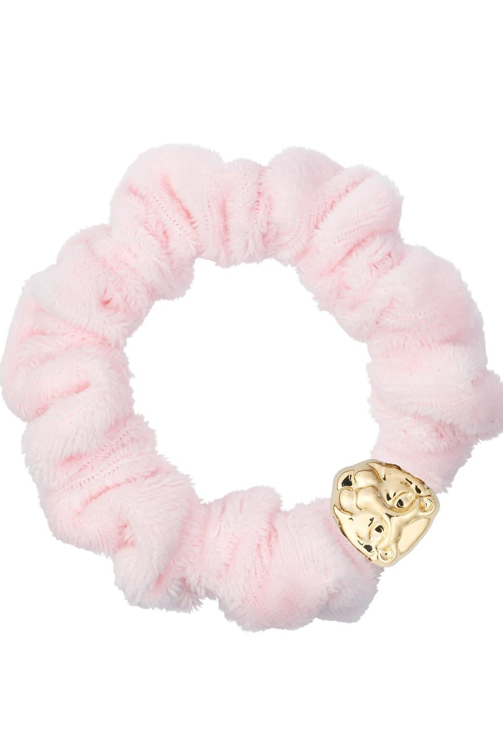 Velvet Min Scrunchie Cotton Candy - Pink