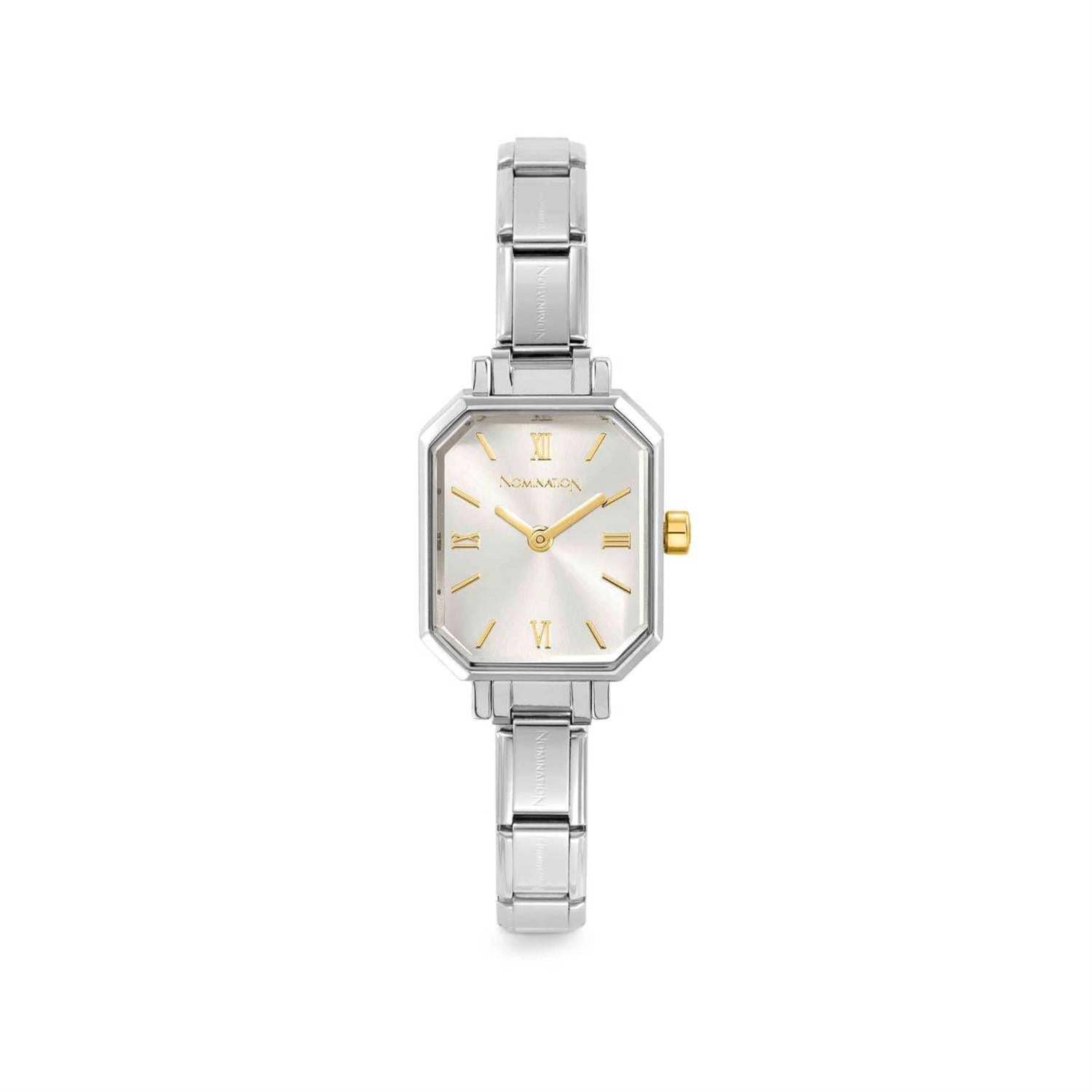 Paris Watch Rectangular Silver/Gold - Silver