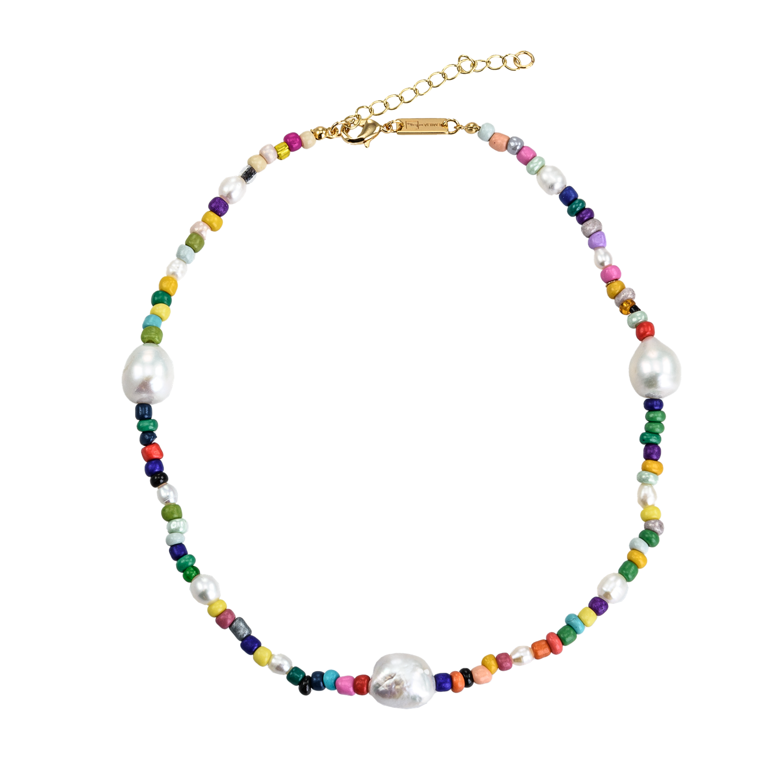 Jumbled Necklace 40-45 cm - Gold