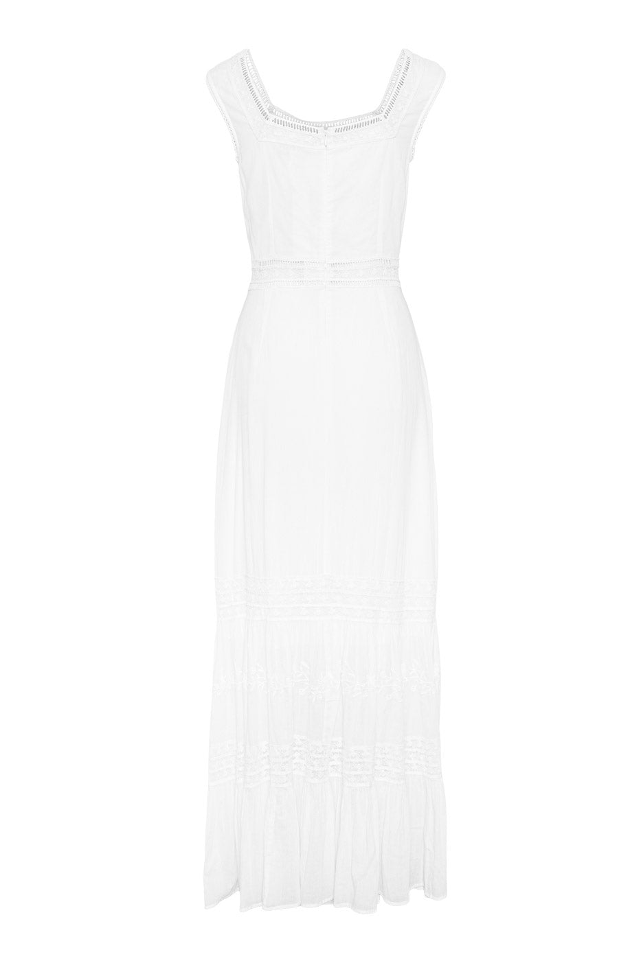 Rosa Maxi Dress White - White