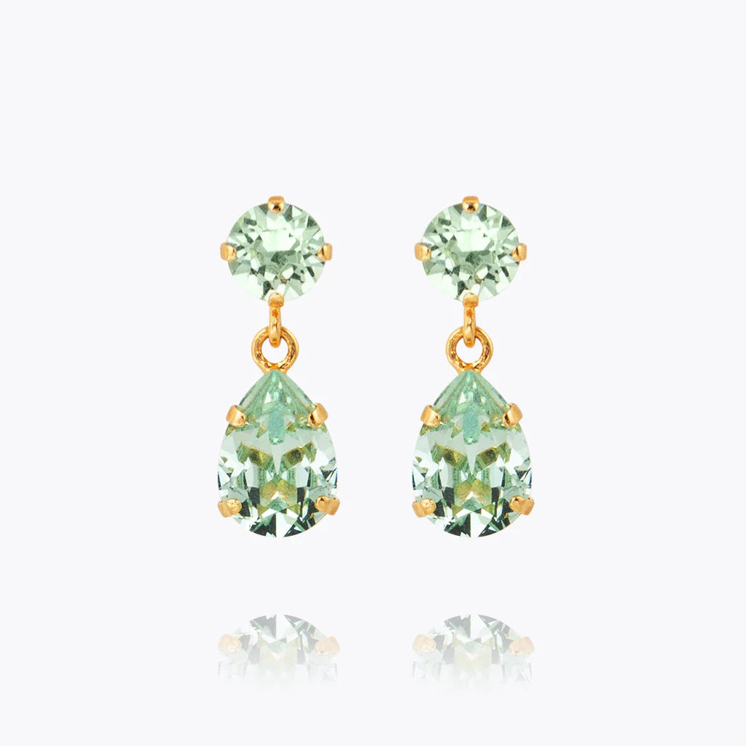 Mini Drop Earrings Gold Chrysolite - Gold
