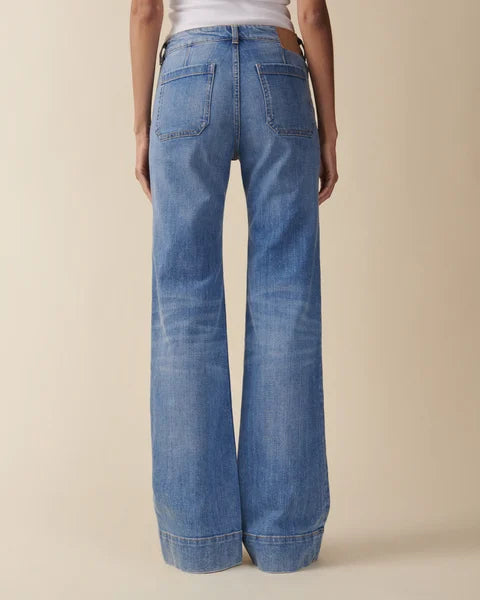 St Monica Low Light Classic Vintage Jeans - Denim