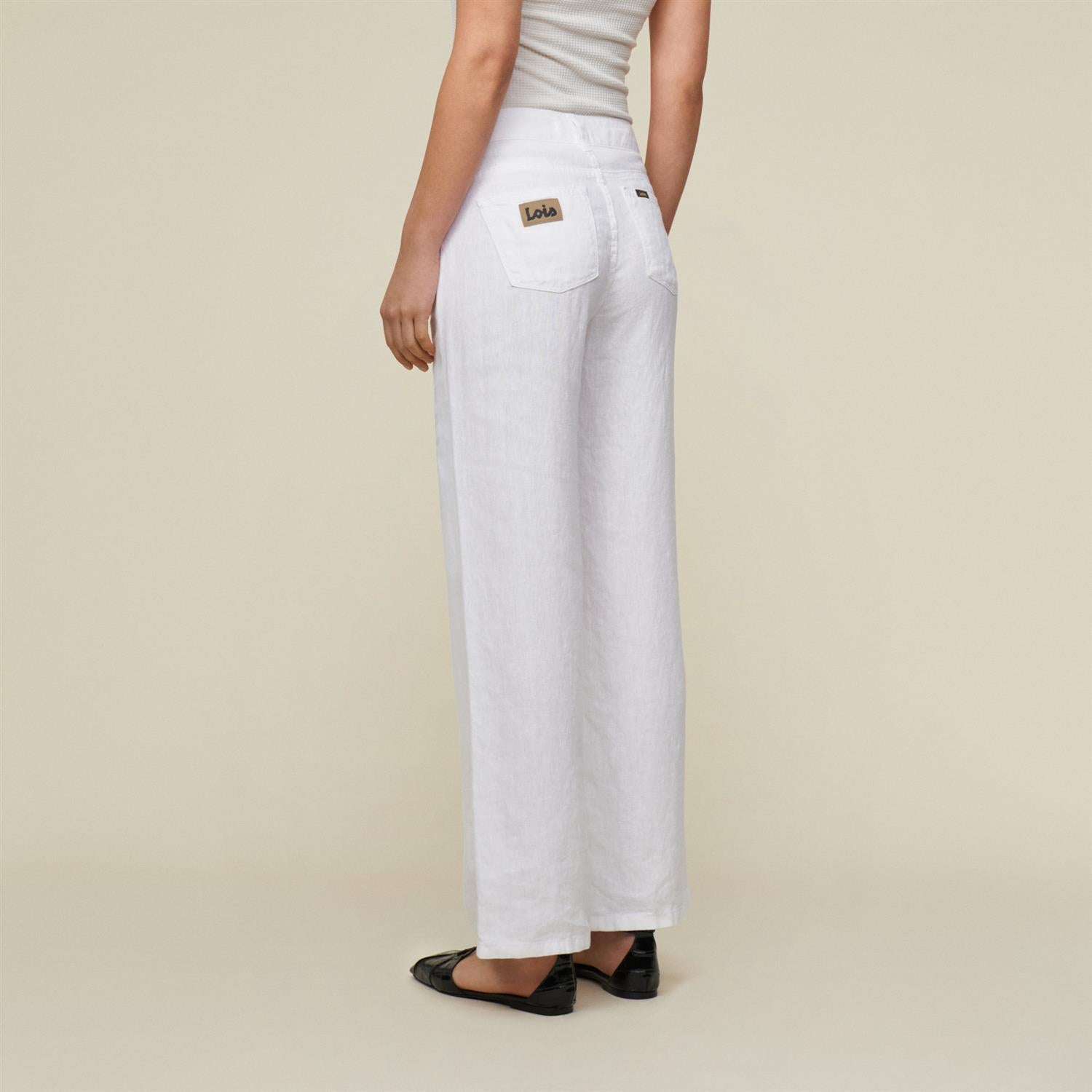 Culotte Linen Summer White - White