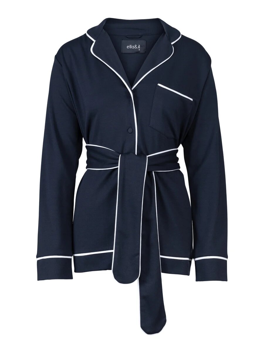 Blair Pajama Set Navy - Navy