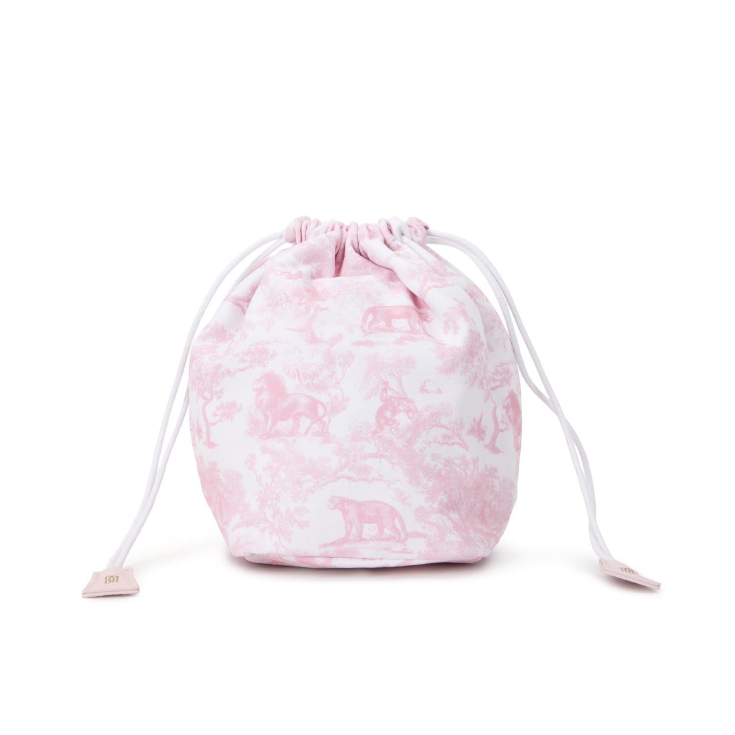 Leather Bucket Bag Mini Pale Rose - Pink