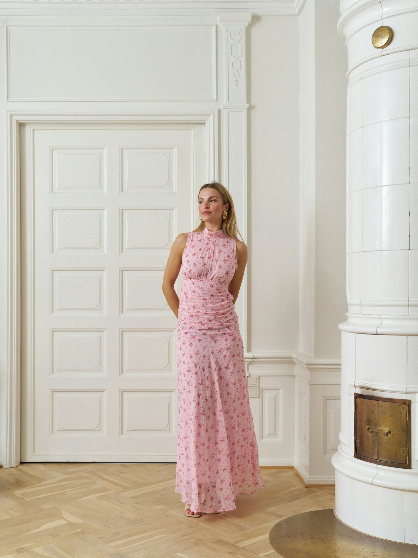 Dori Print Dress Rose - Rose