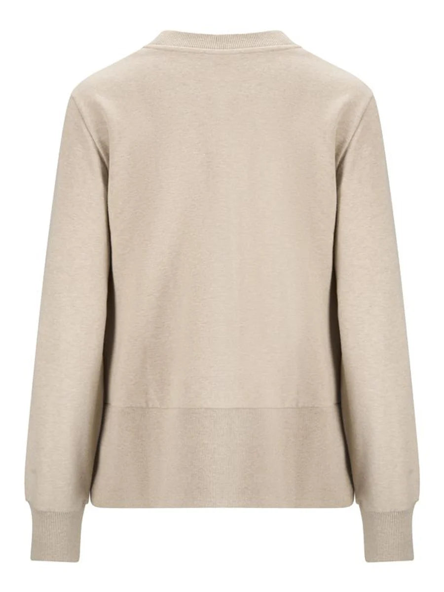 Sadie Sweater Beige Melange - Beige