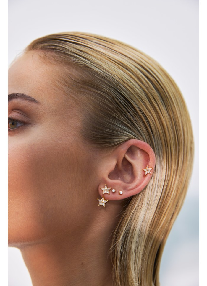Stud Charm no.9 - Gold