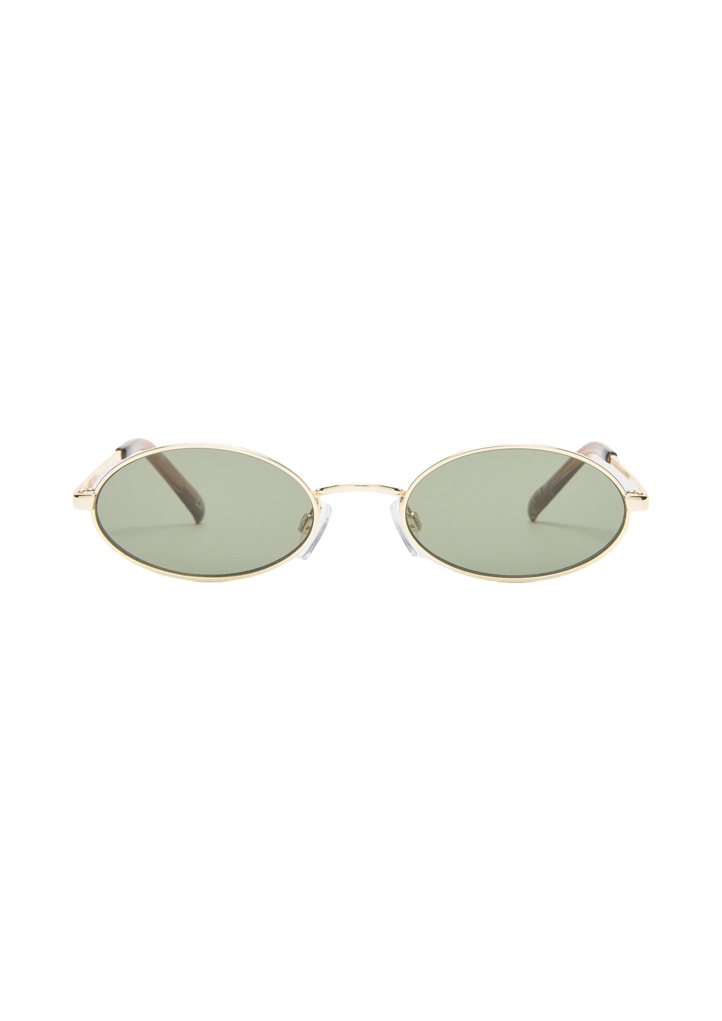 Love Train Bright Gold Sunglasses - Gold