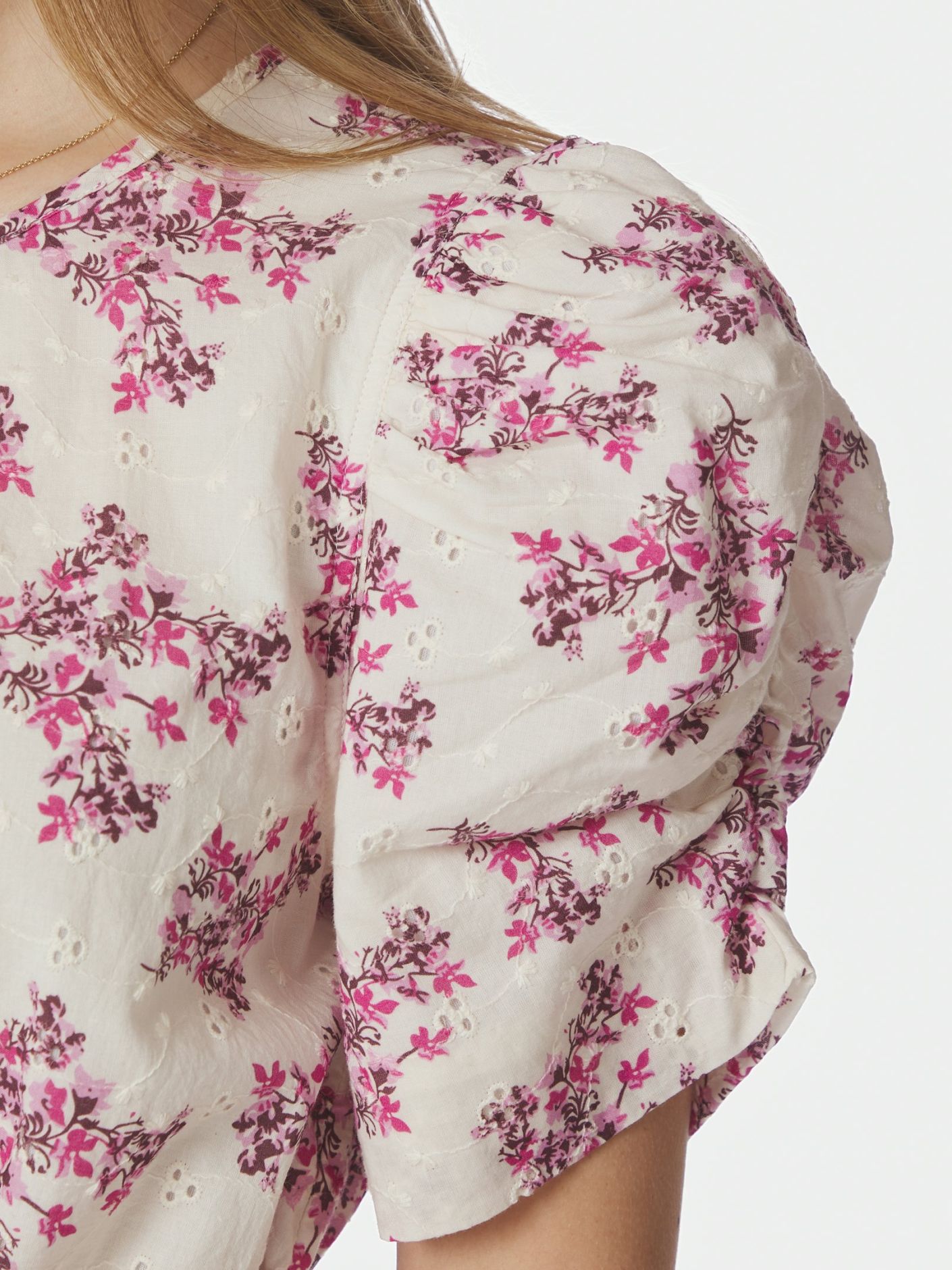 Annitas Starling Flower Dress Fuchsia - Fuchsia