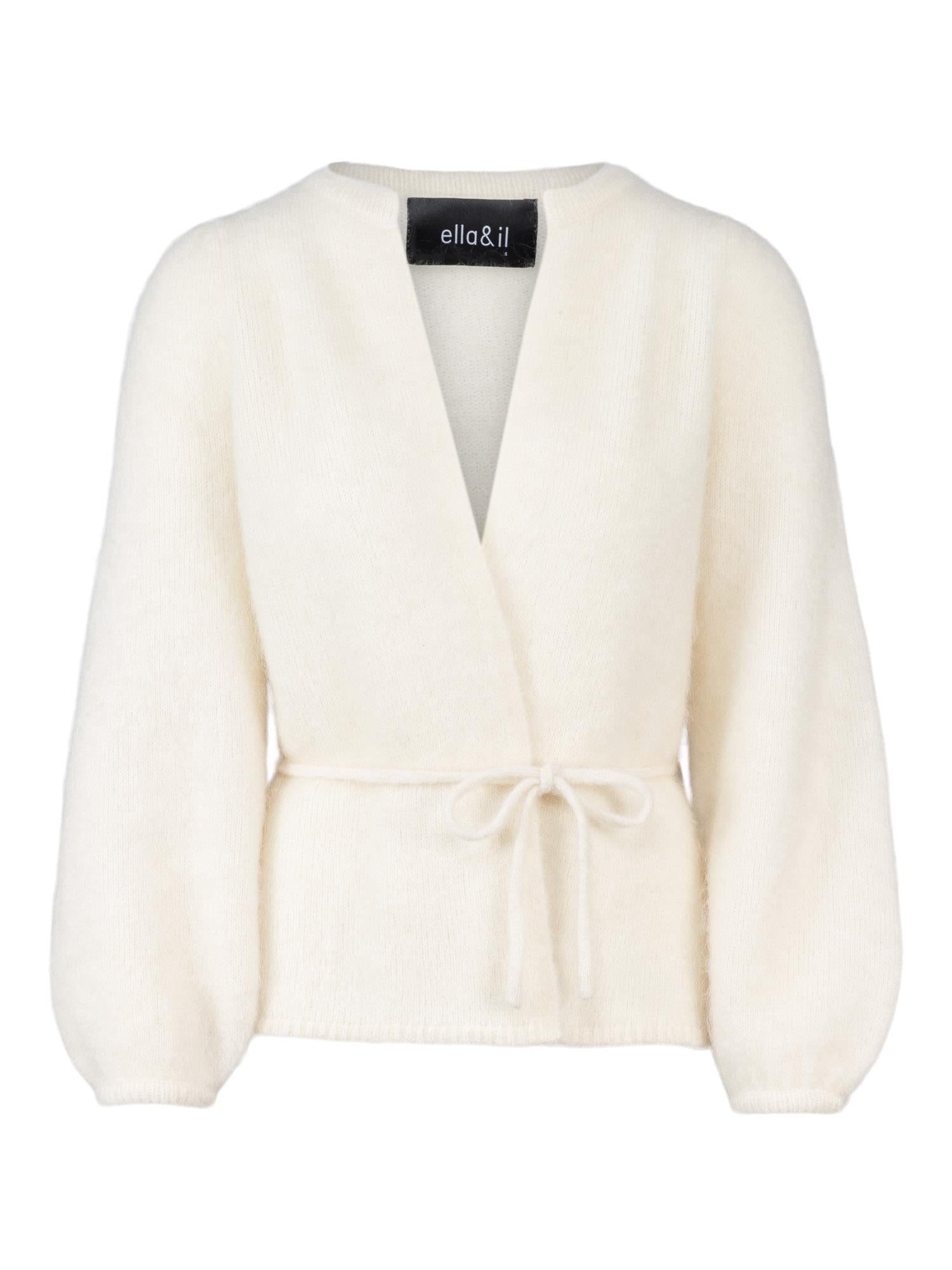 Fredrikke Chunky Cardigan White - Cream