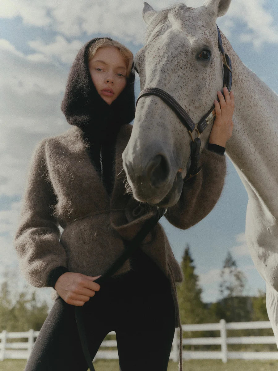 Kajsa Chunky Balaclava Black - Black