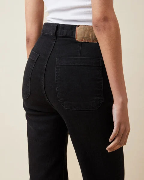 St Monica Black Jeans - Black