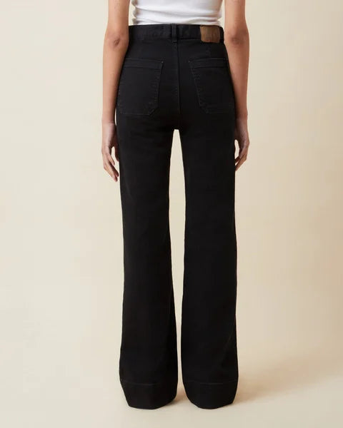 St Monica Black Jeans - Black