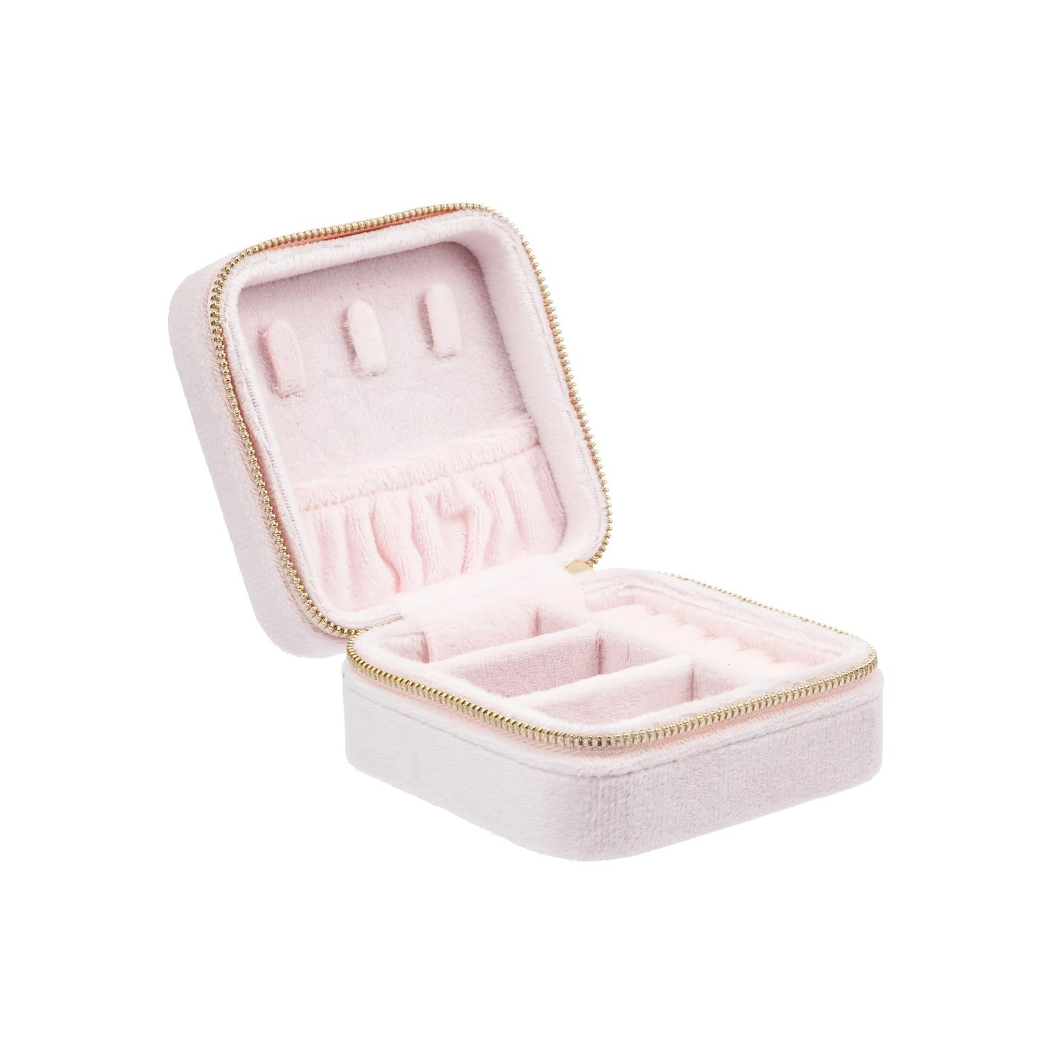 Velvet Jewellery Box Mini Cotton Candy - Pink