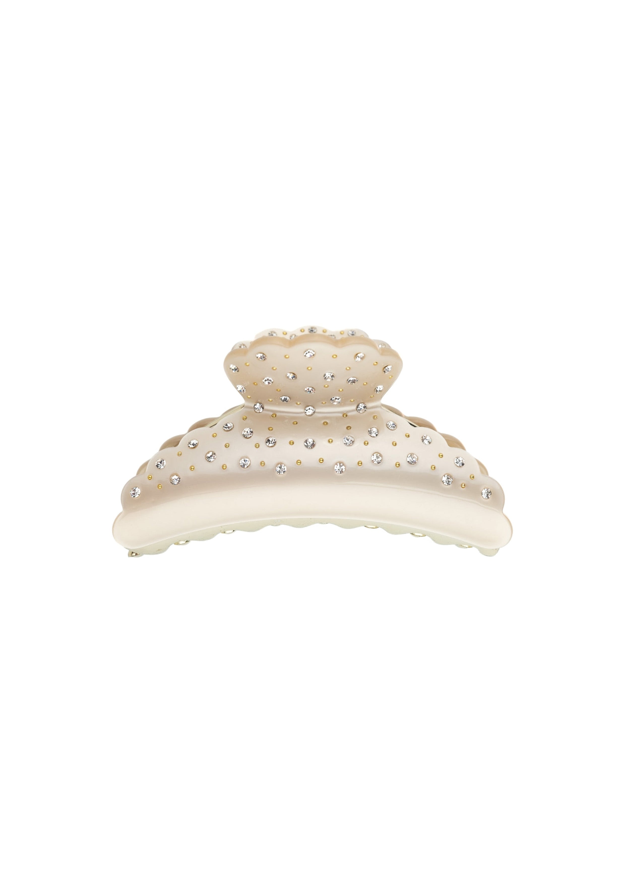 Crystal Hair Claw X Large Sand - Beige
