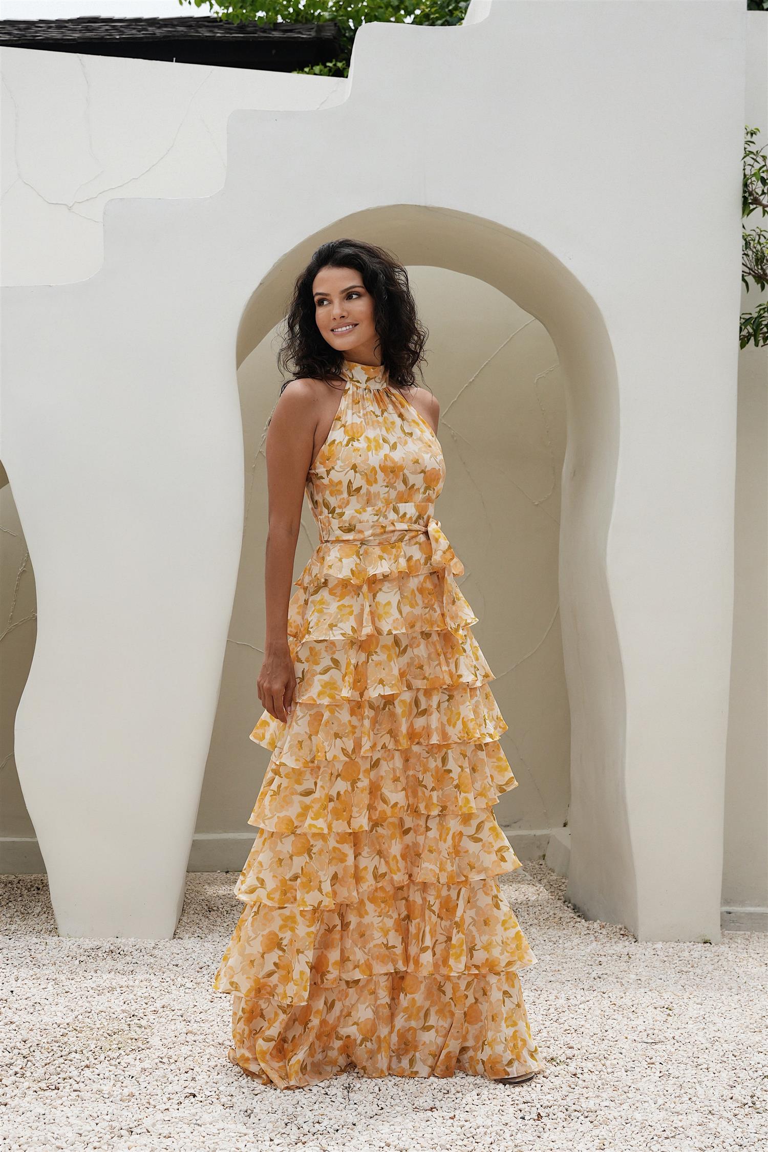 Angel Maxi Dress Sunlit - Yellow