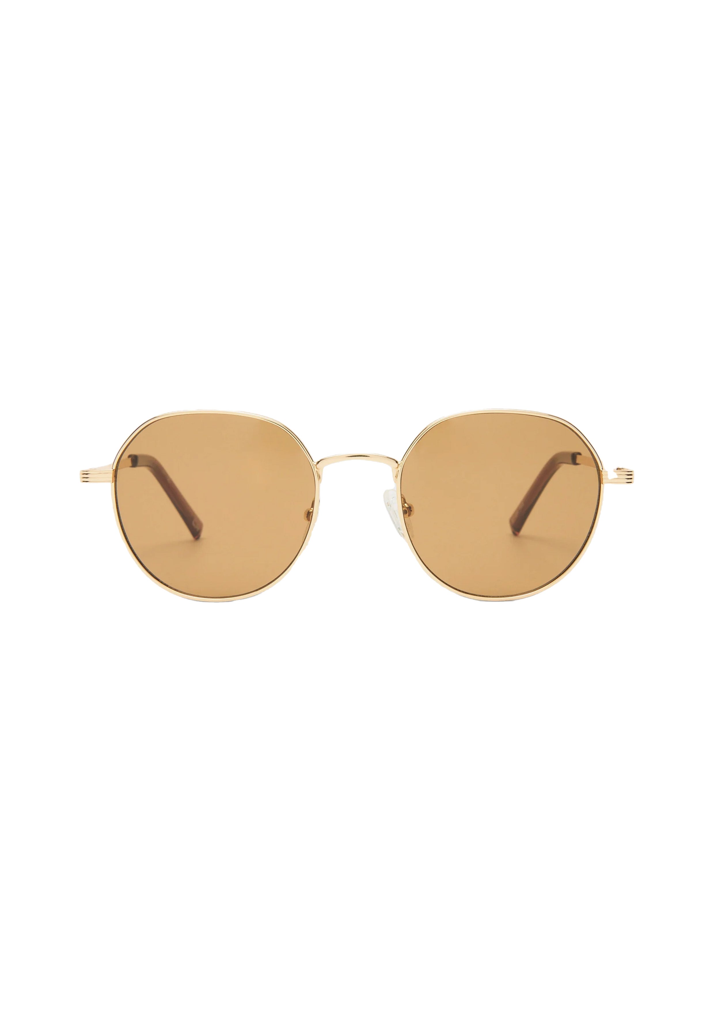 Odyssey Gold w/ Light Brown 2212 Sunglasses - Gold