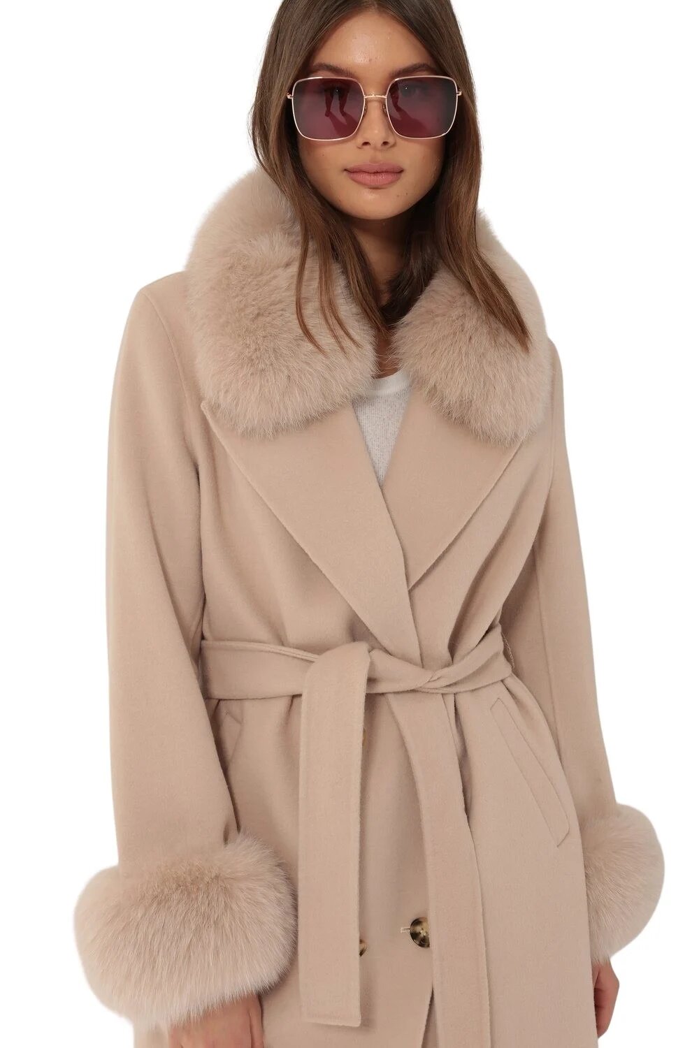 Marta Coat Beige - Beige