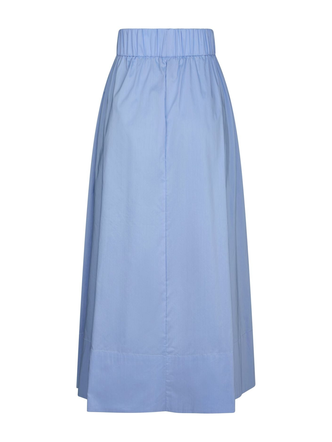 Yara Long Poplin Skirt Sky Blue - Sky Blue
