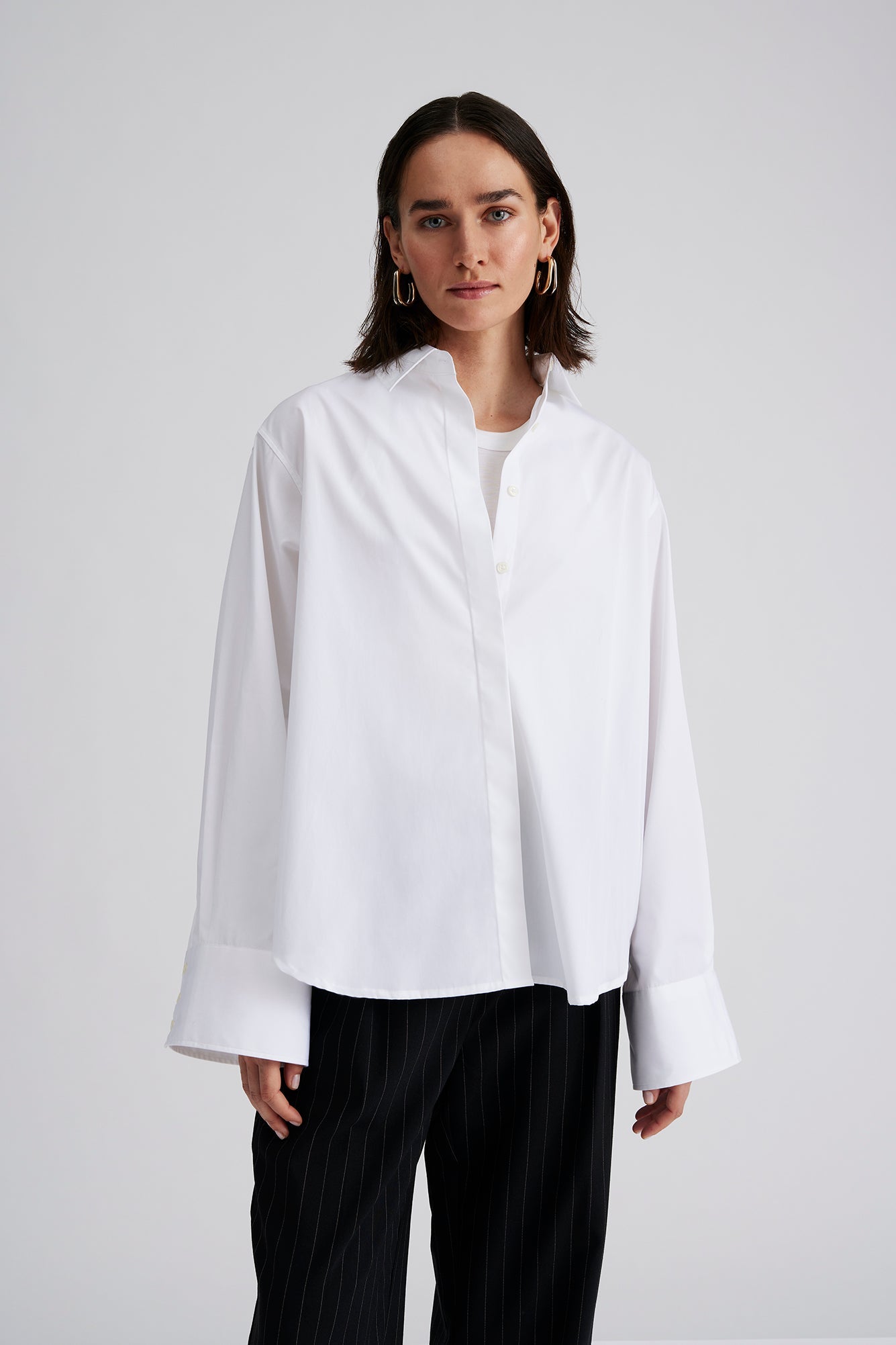 Classic Poplin Shirt White - White