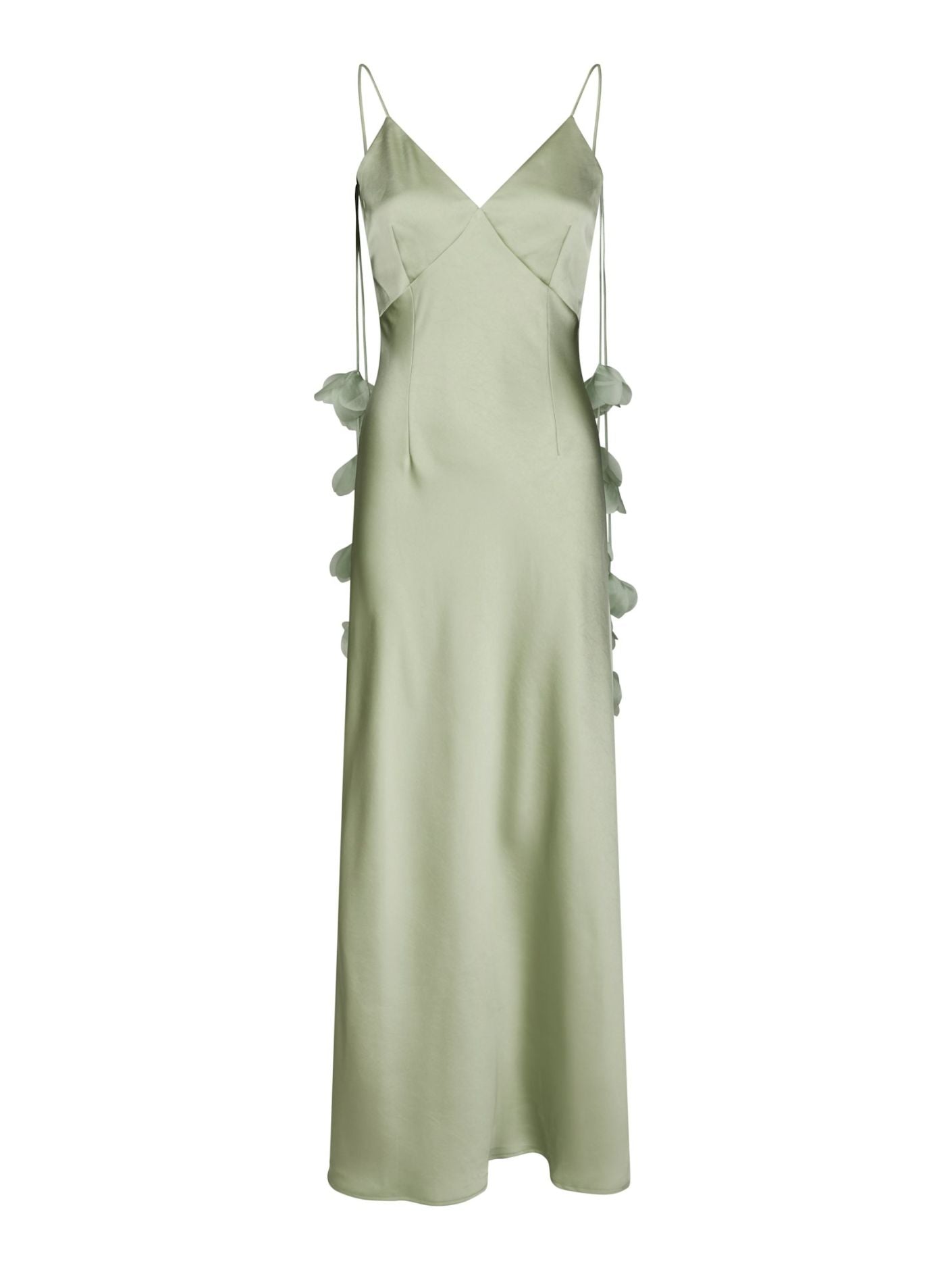 Colly Heavy Sateen Dress Mint Green - Sage