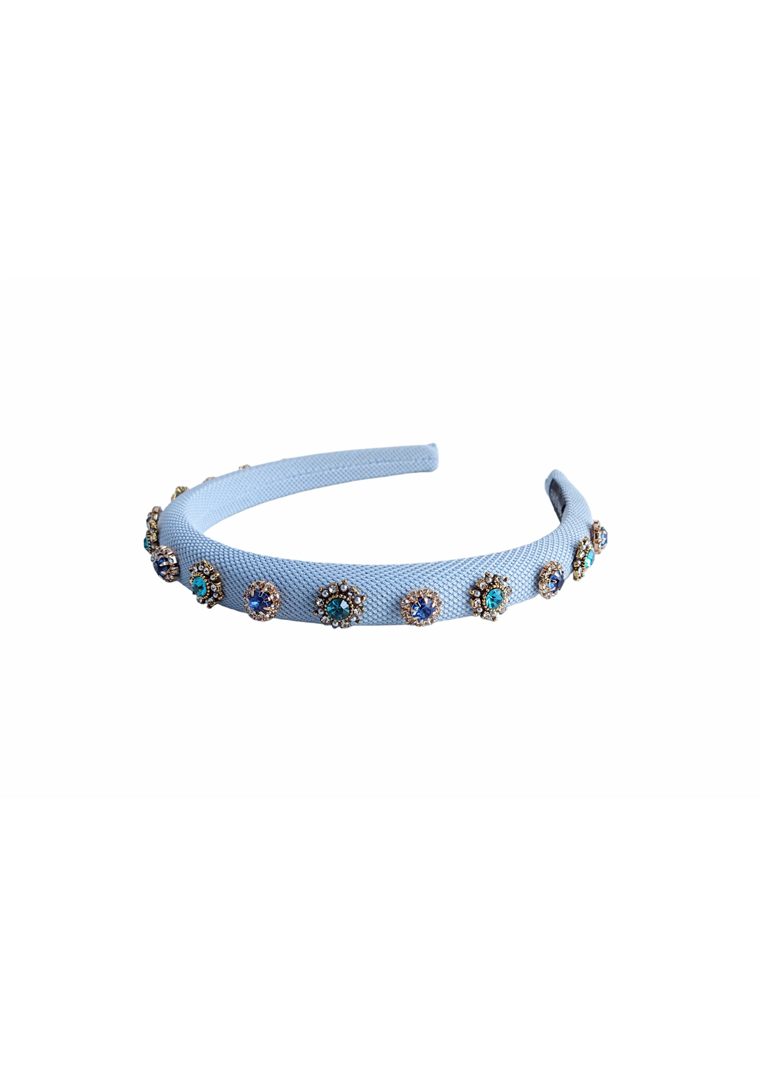 Cathrine Light Blue Headband - Sky Blue