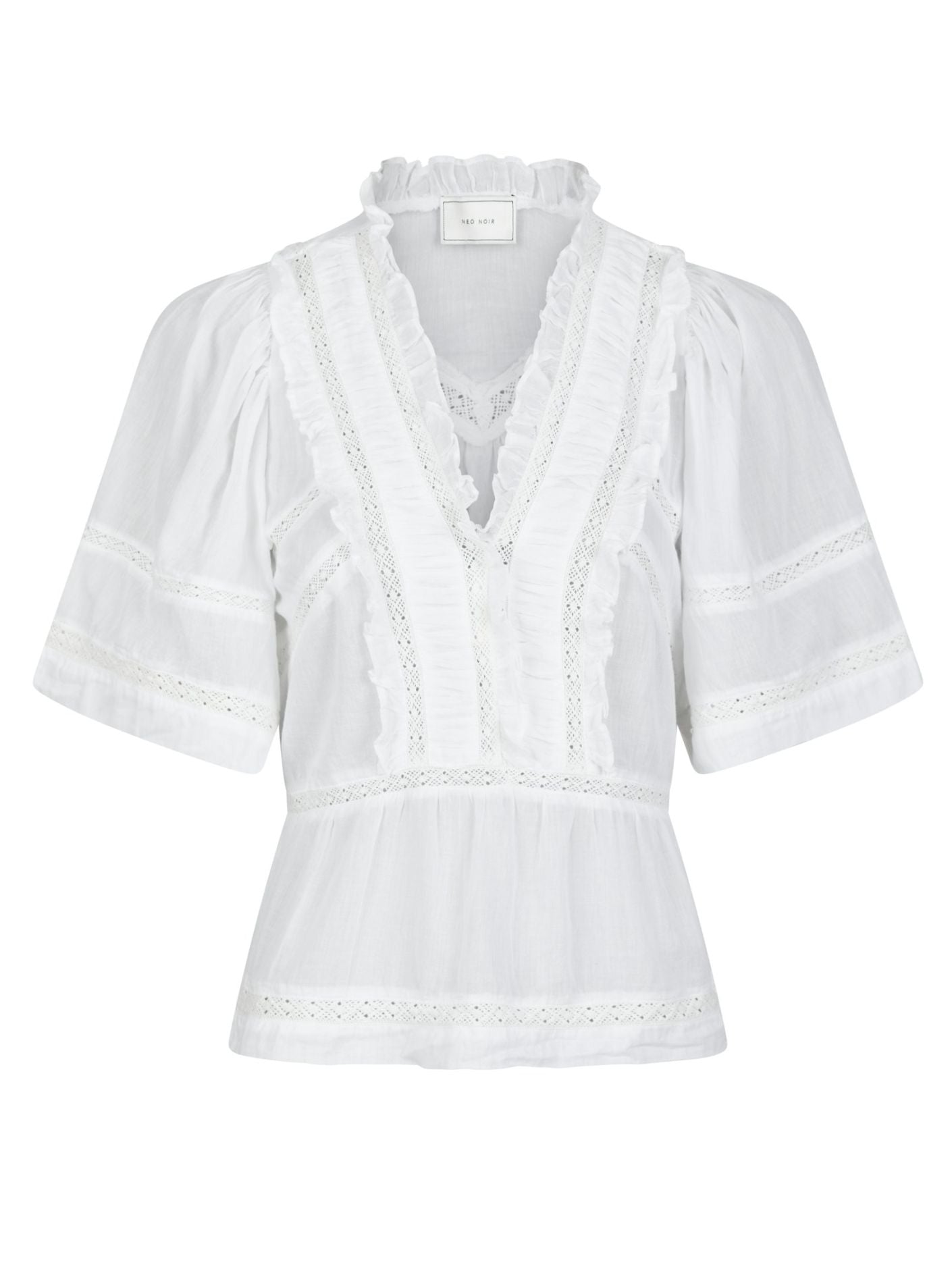 Evienne S Voile Top White - White