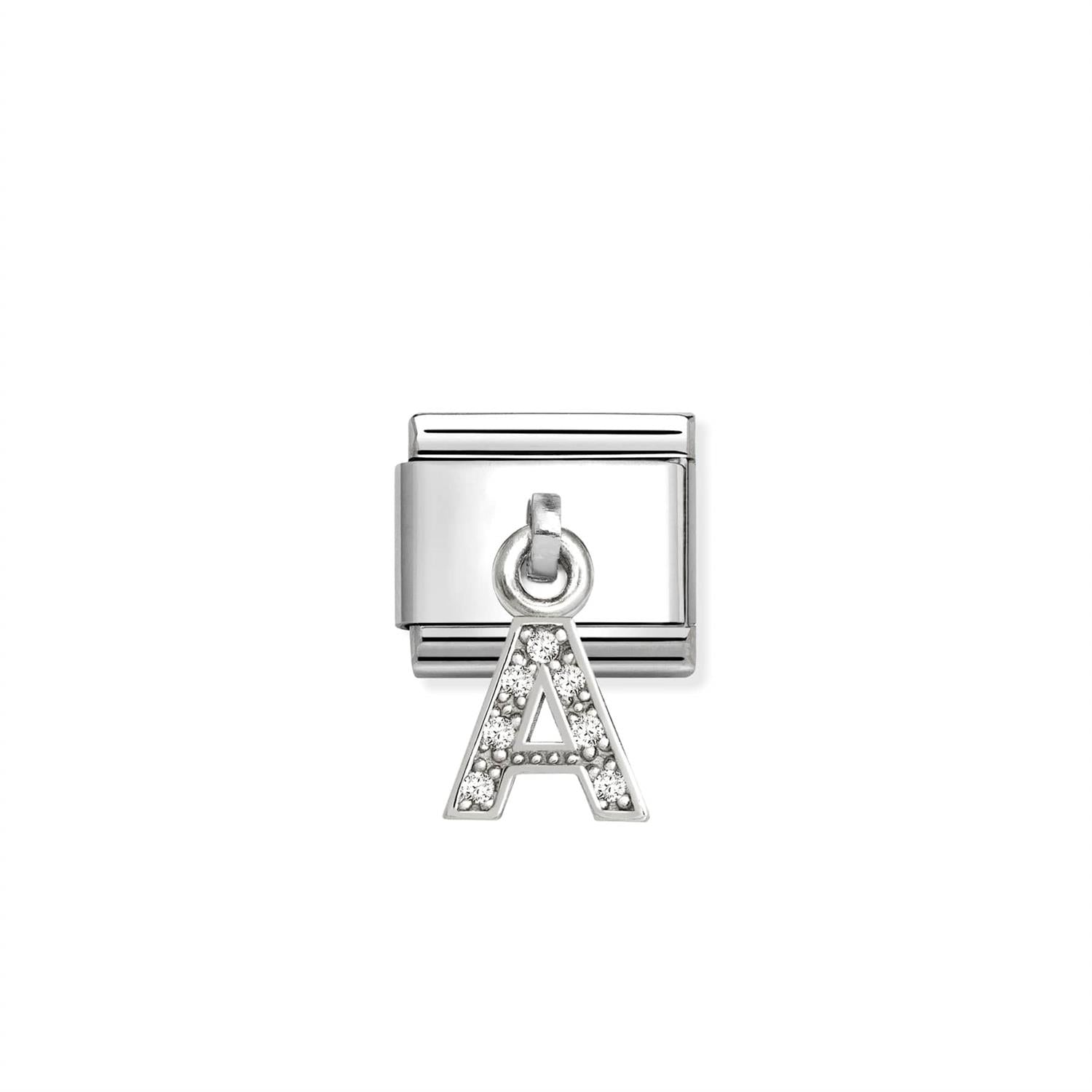 Charm Letter A - Silver