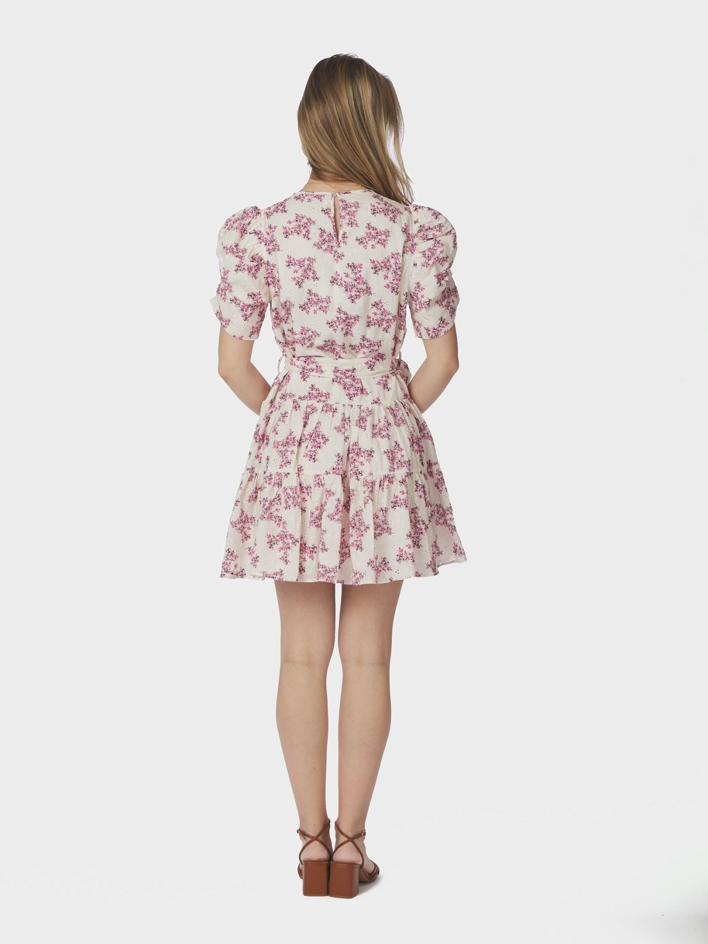 Annitas Starling Flower Dress Fuchsia - Fuchsia