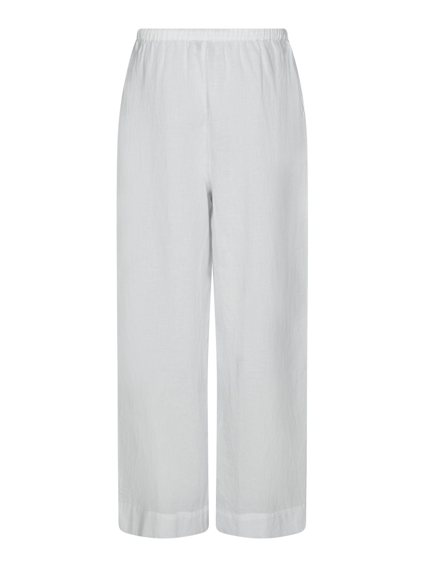 Heifa linen pants white - White