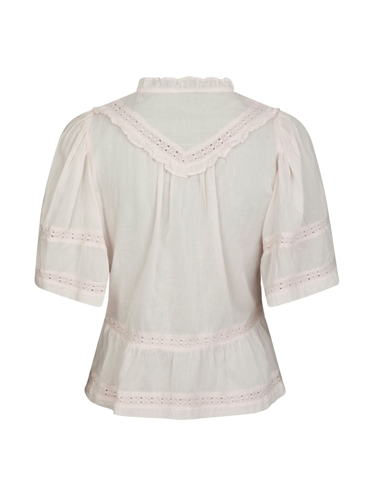 Evienne S Voile Top Light Pink - Pink