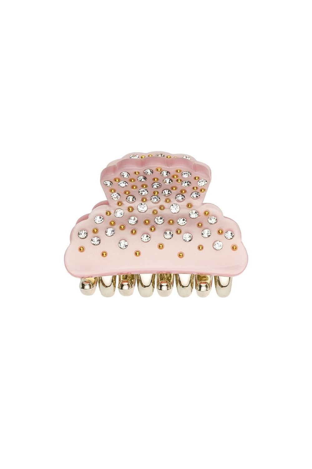 Crystal Hair Claw Small Cotton Candy - Pink