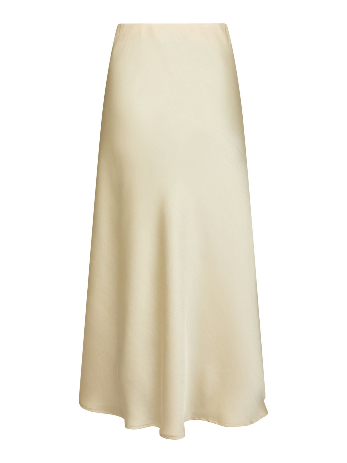 Vicky Heavy Sateen Skirt Light Yellow - Cream