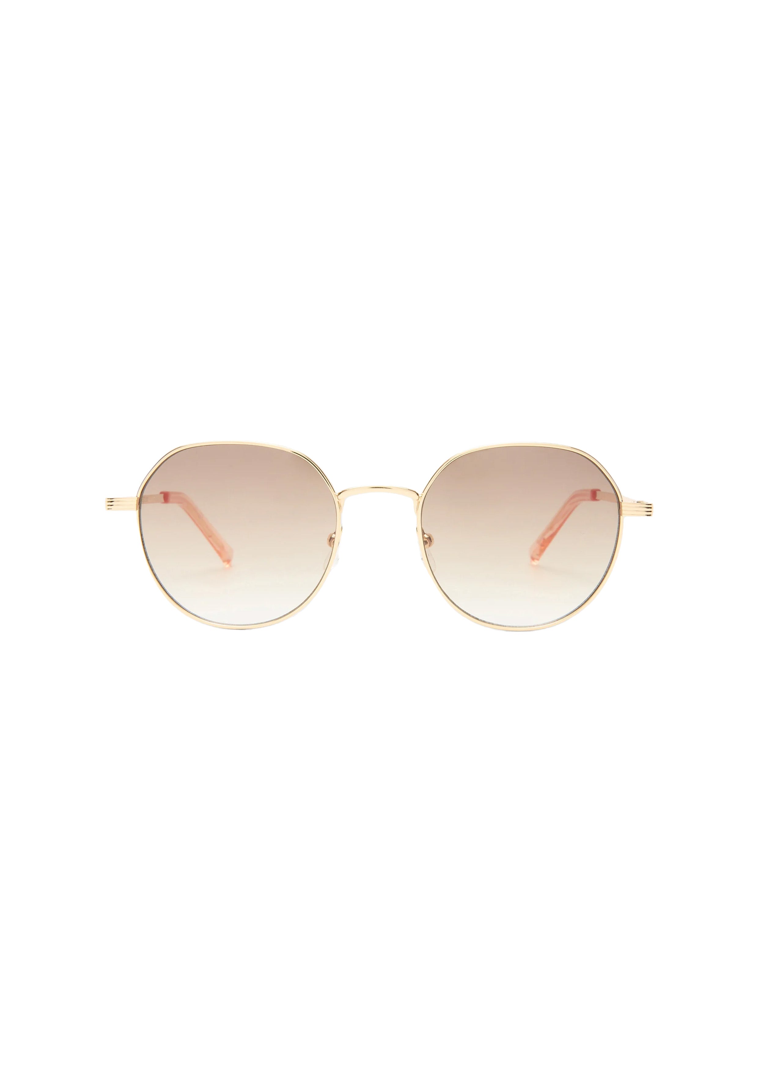 Odyssey Bright Gold w/ Brown 2130 Sunglasses - Gold