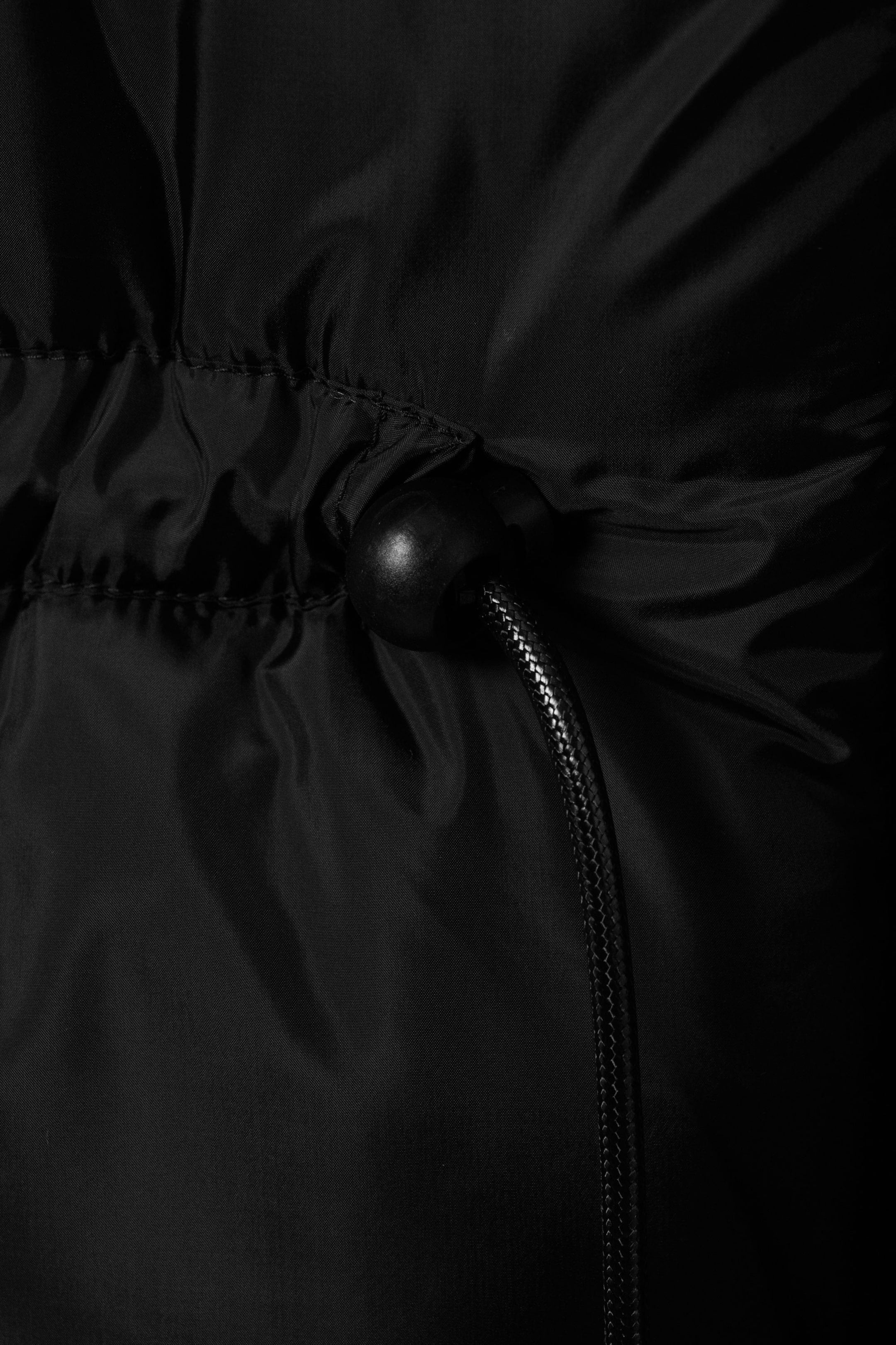 Oversized Puffer Jacket - Black