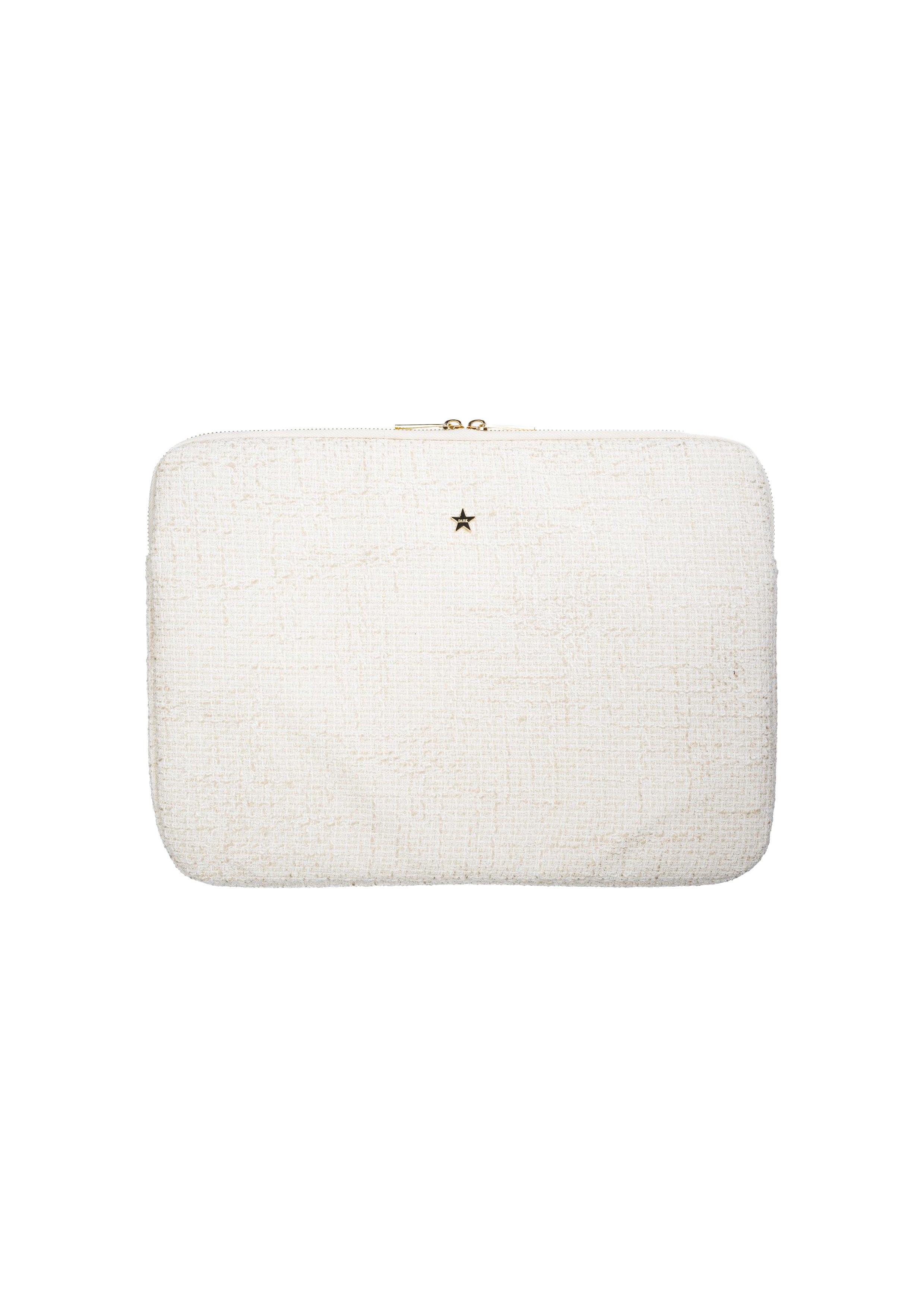 Tweed Mac Cover Off White w/ Sand - Off-White