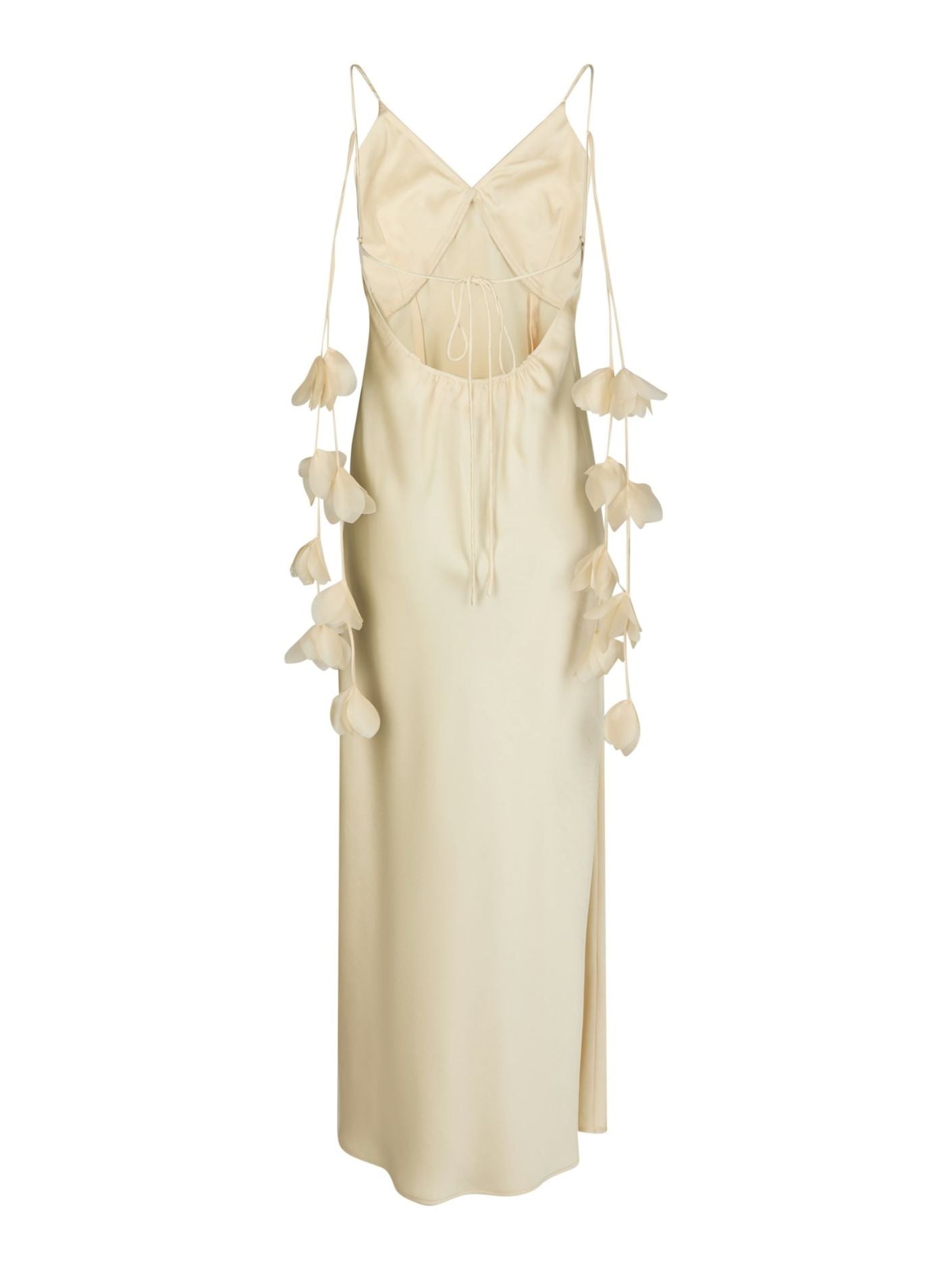 Colly Heavy Sateen Dress Light Yellow - Yellow