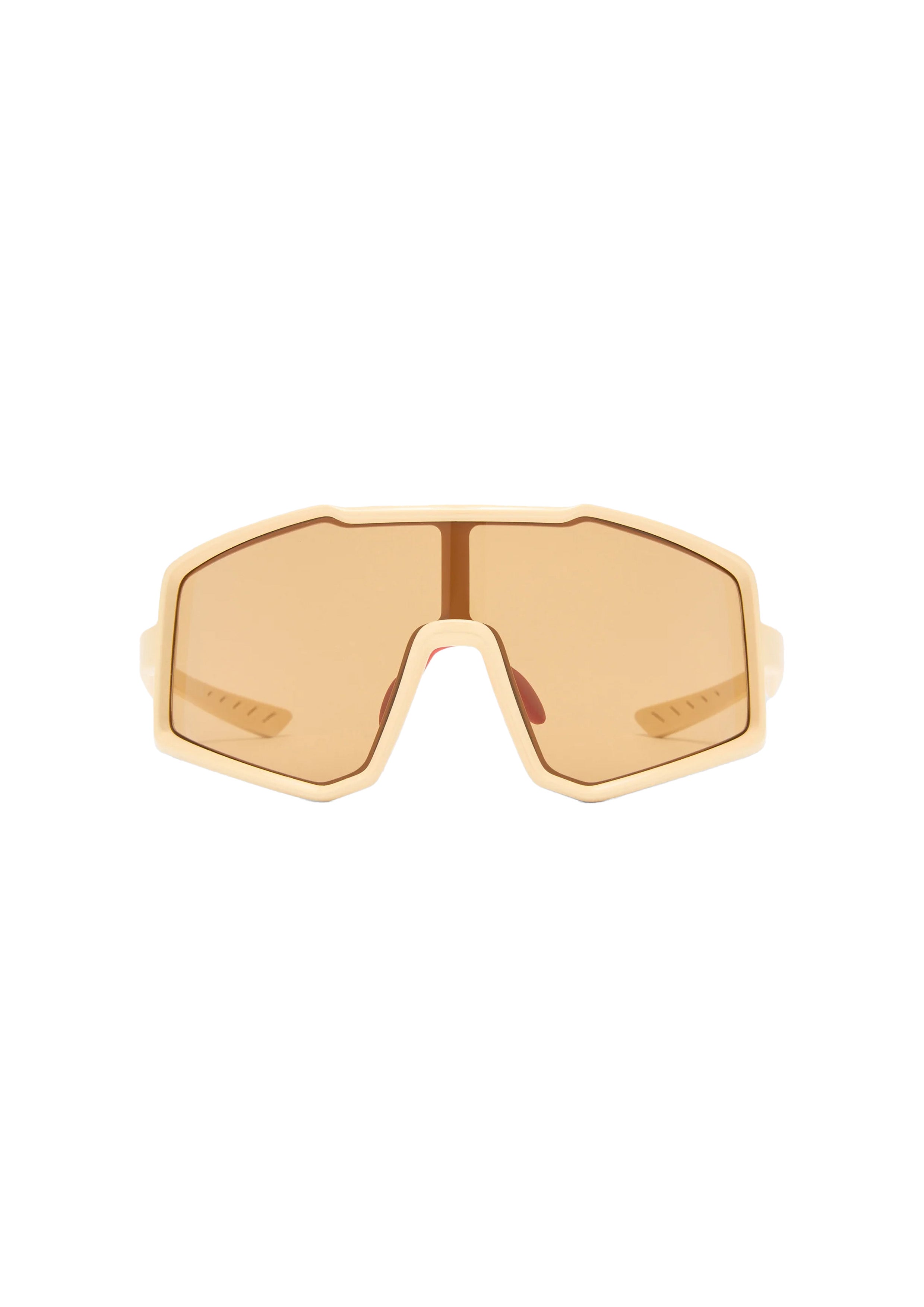 Vulture Ivory With Light Brown Sunglasses - Ivory