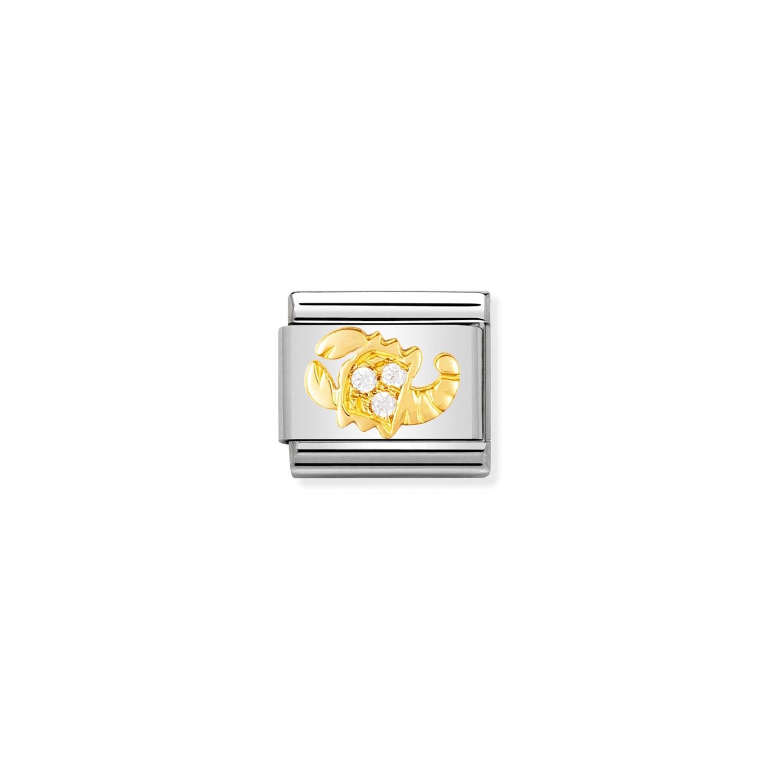 Cubic Zirconia Scorpio - Gold