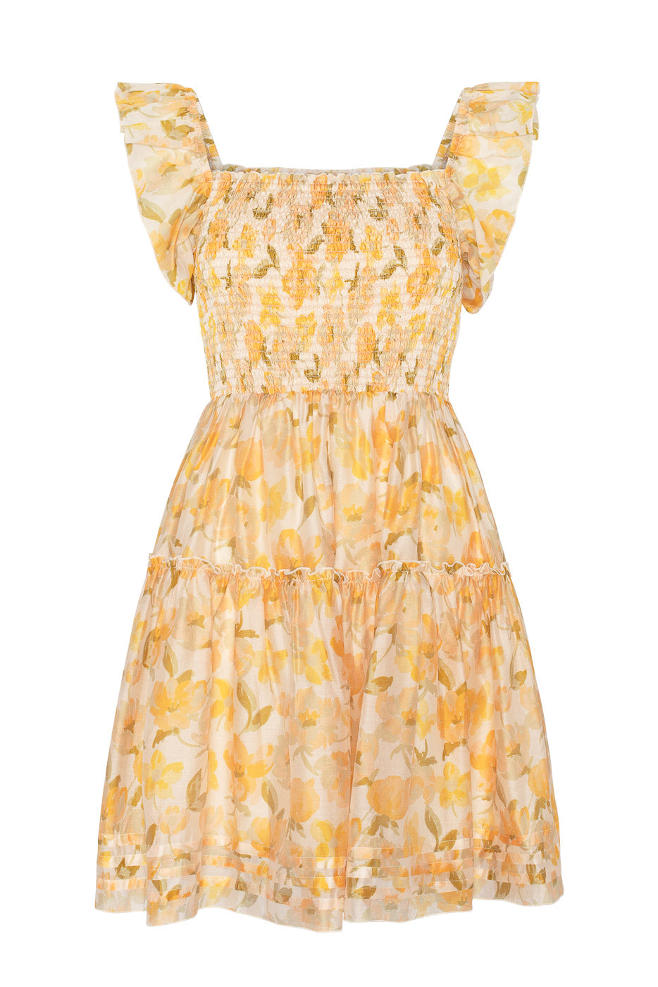 Polly Mini Dress Sunlit - Yellow