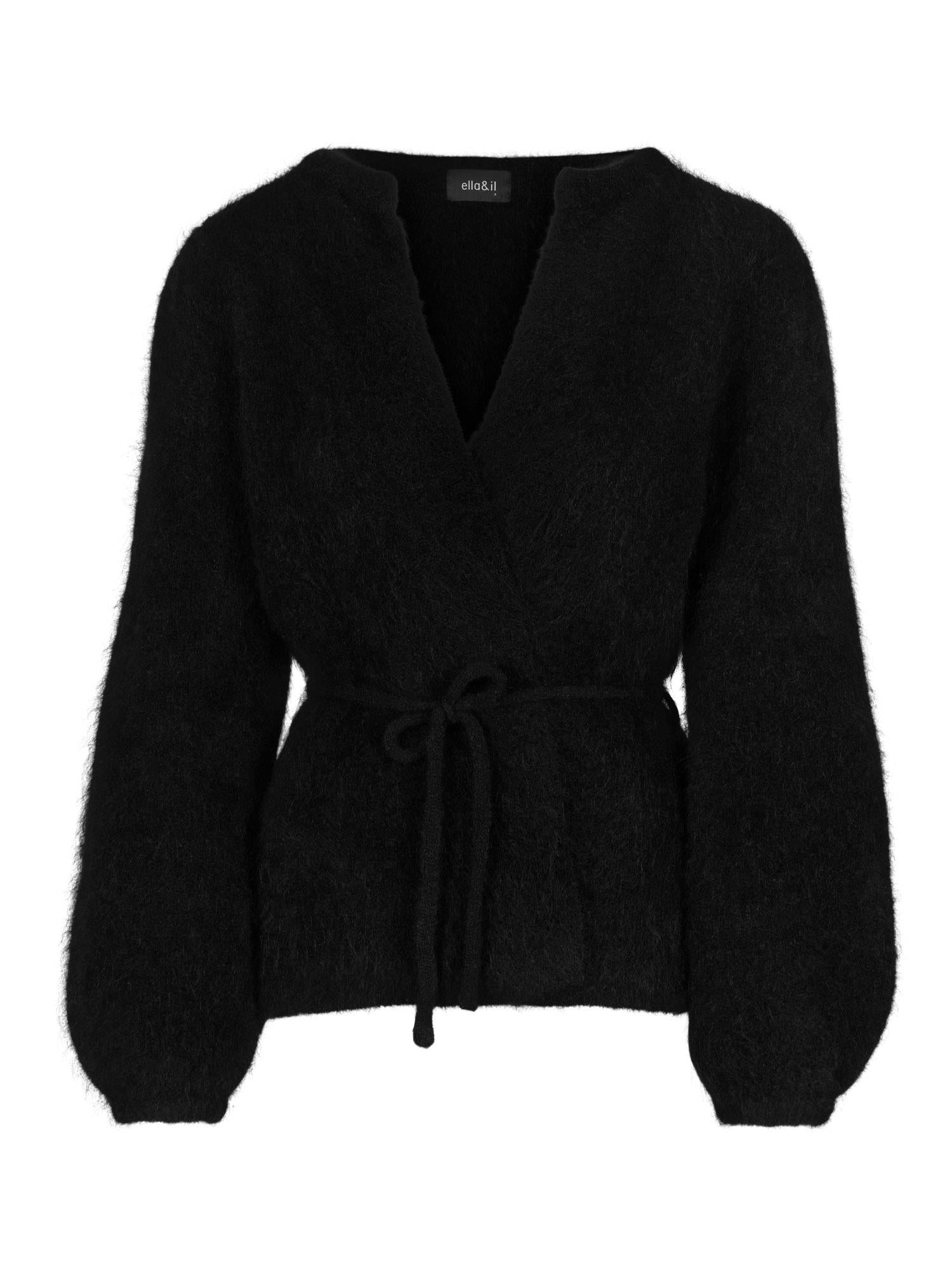 Fredrikke Chunky Cardigan Black - Black