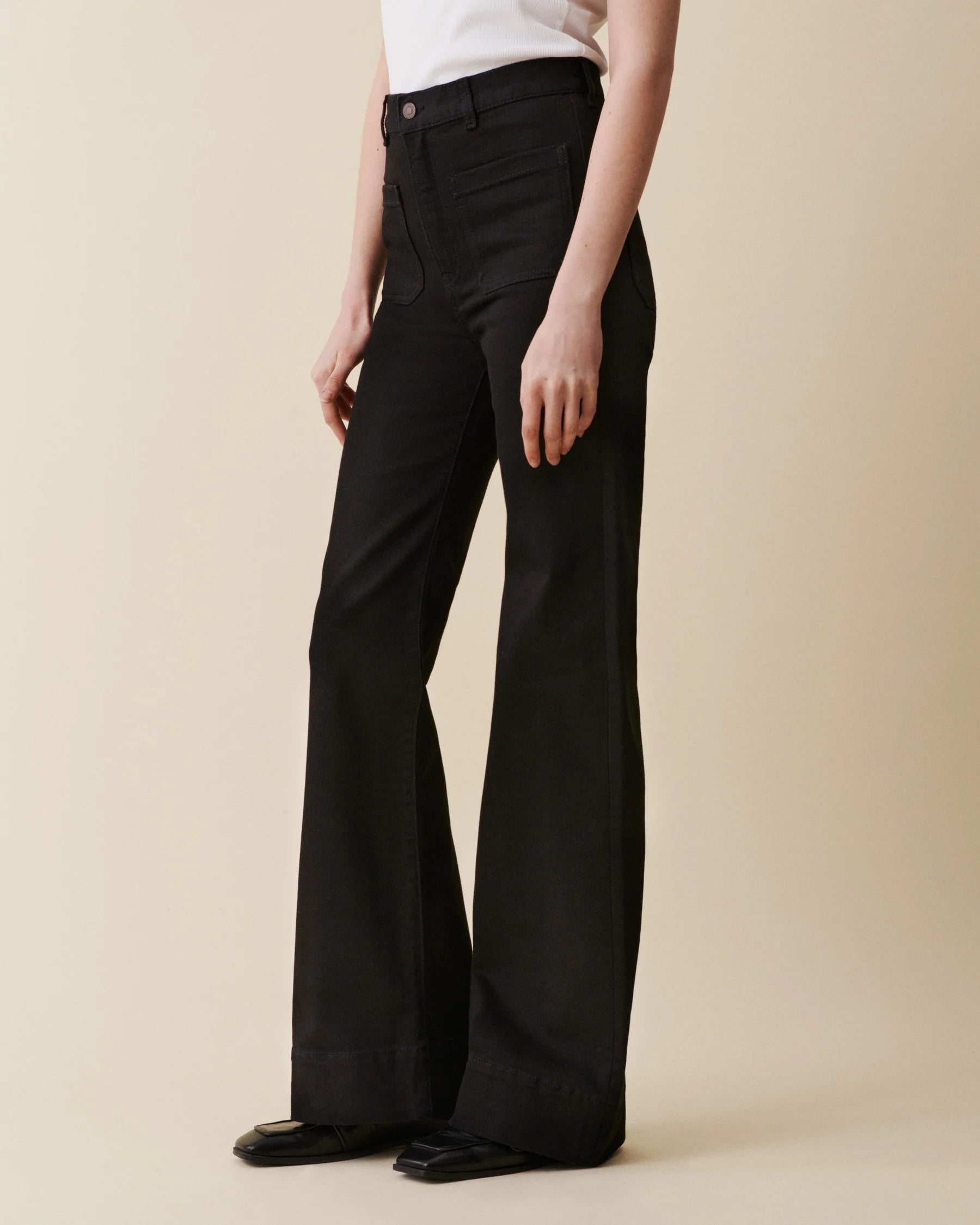 St Monica Jeans Stay Black - Black