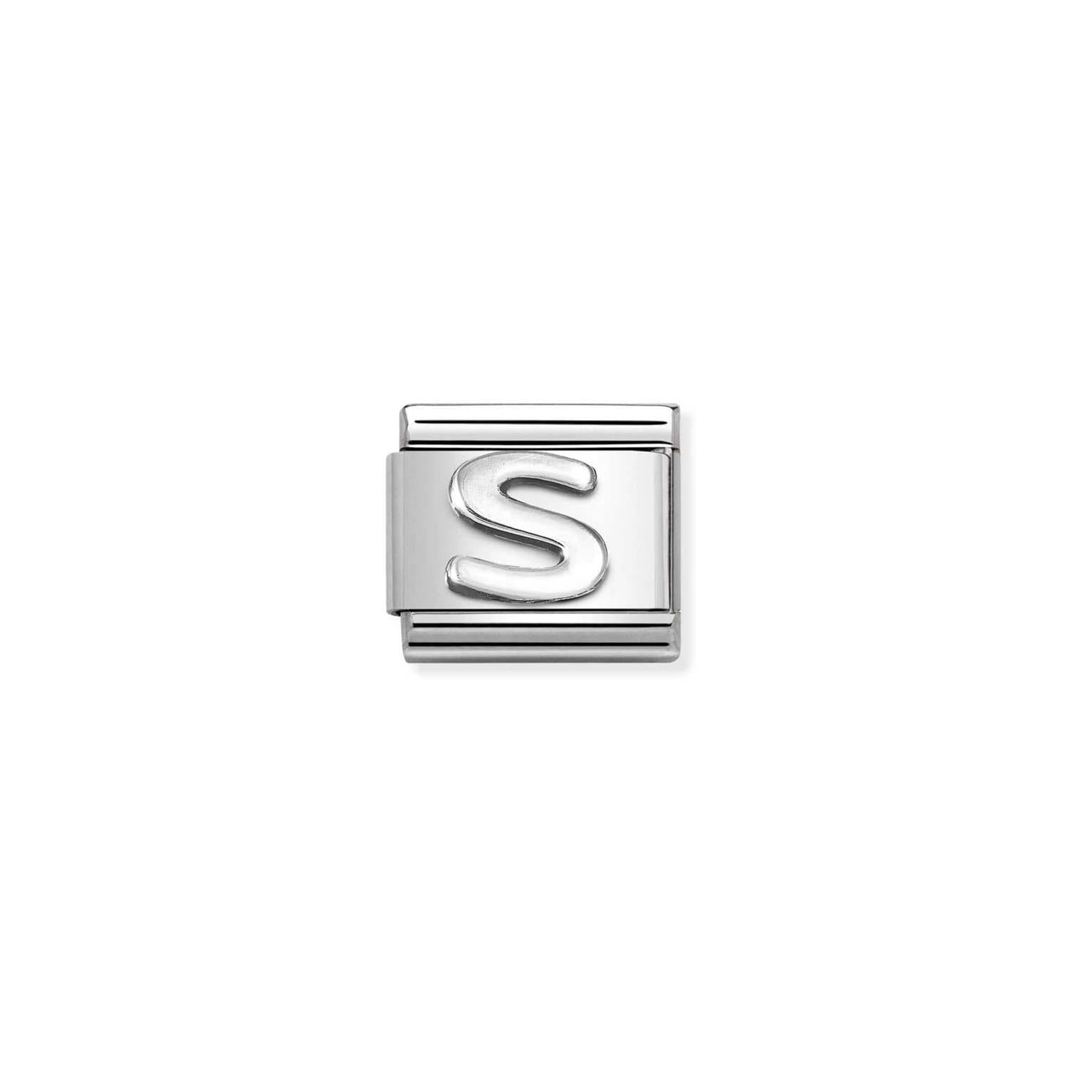 Letter S Silver - Silver