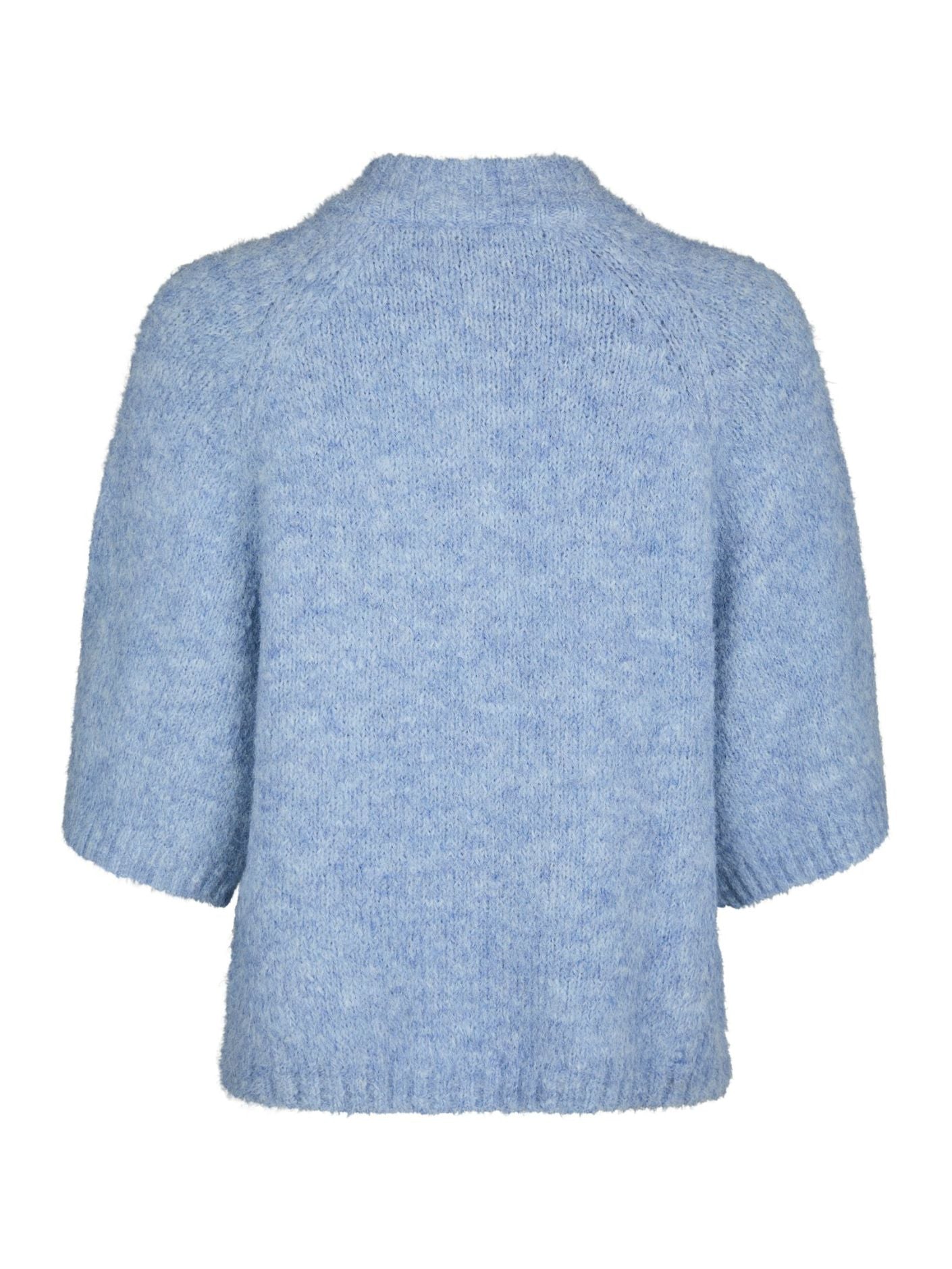 Benuta Fluffy Knit Cardigan Dusty Blue - Sky Blue