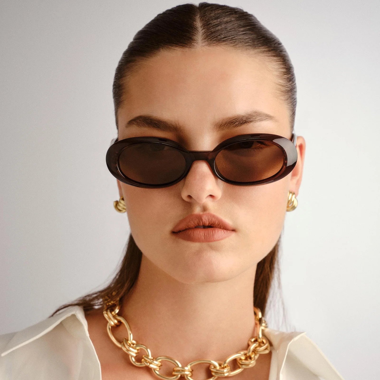 Work It! Cocoa Sunglasses - Chocolate