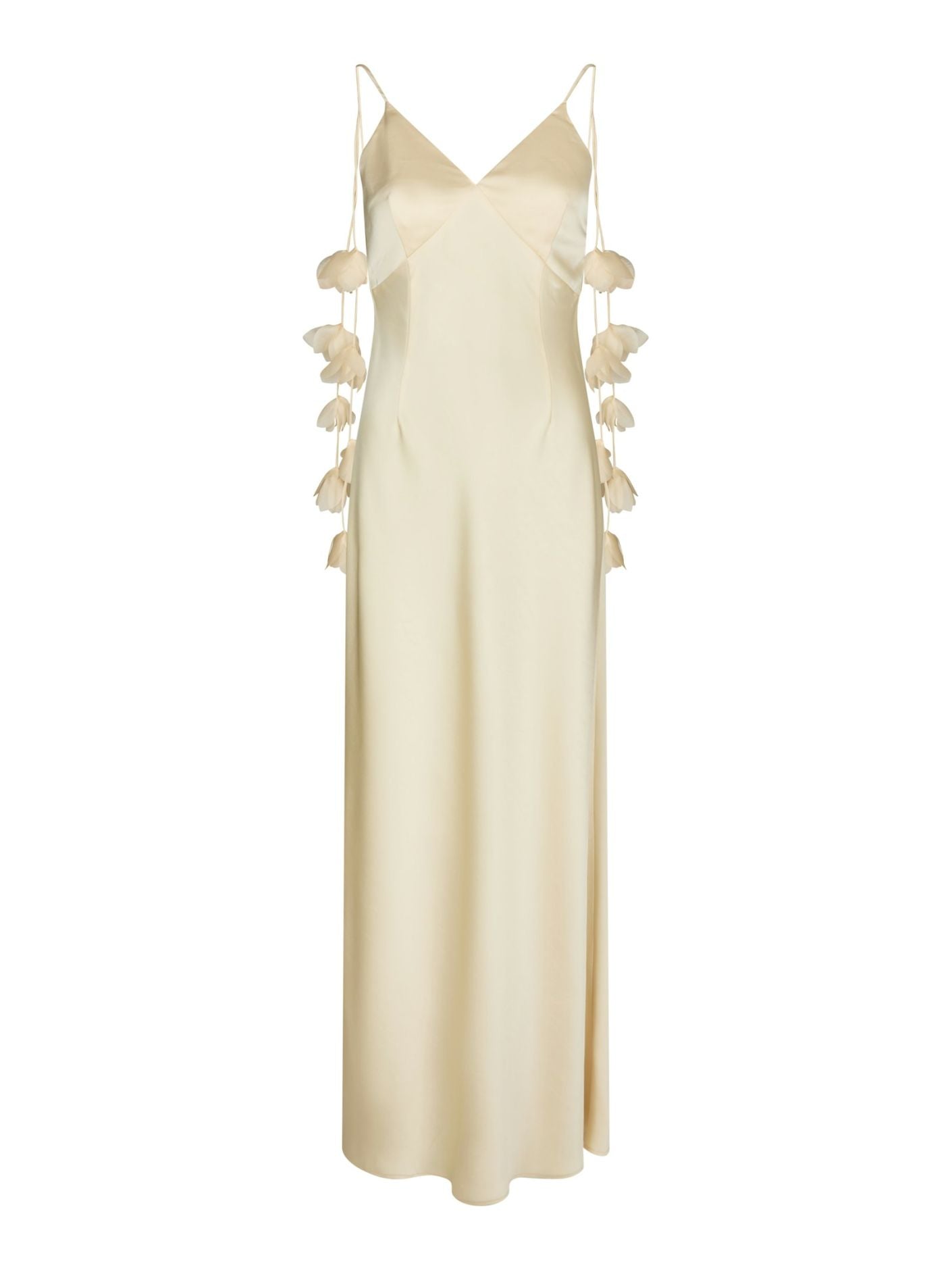 Colly Heavy Sateen Dress Light Yellow - Yellow