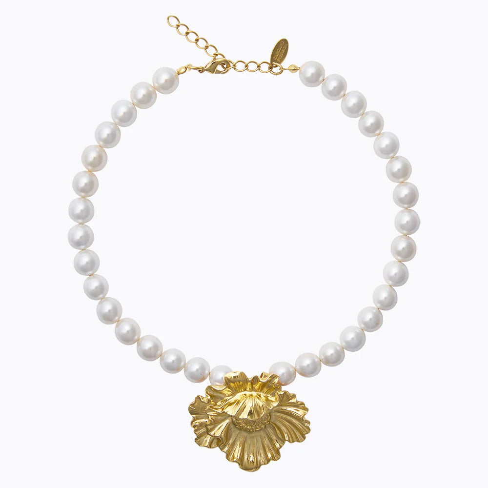 Bibi Pearl Choker Gold - Gold
