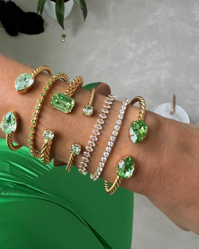 Daria Bracelet Gold Peridot - Gold