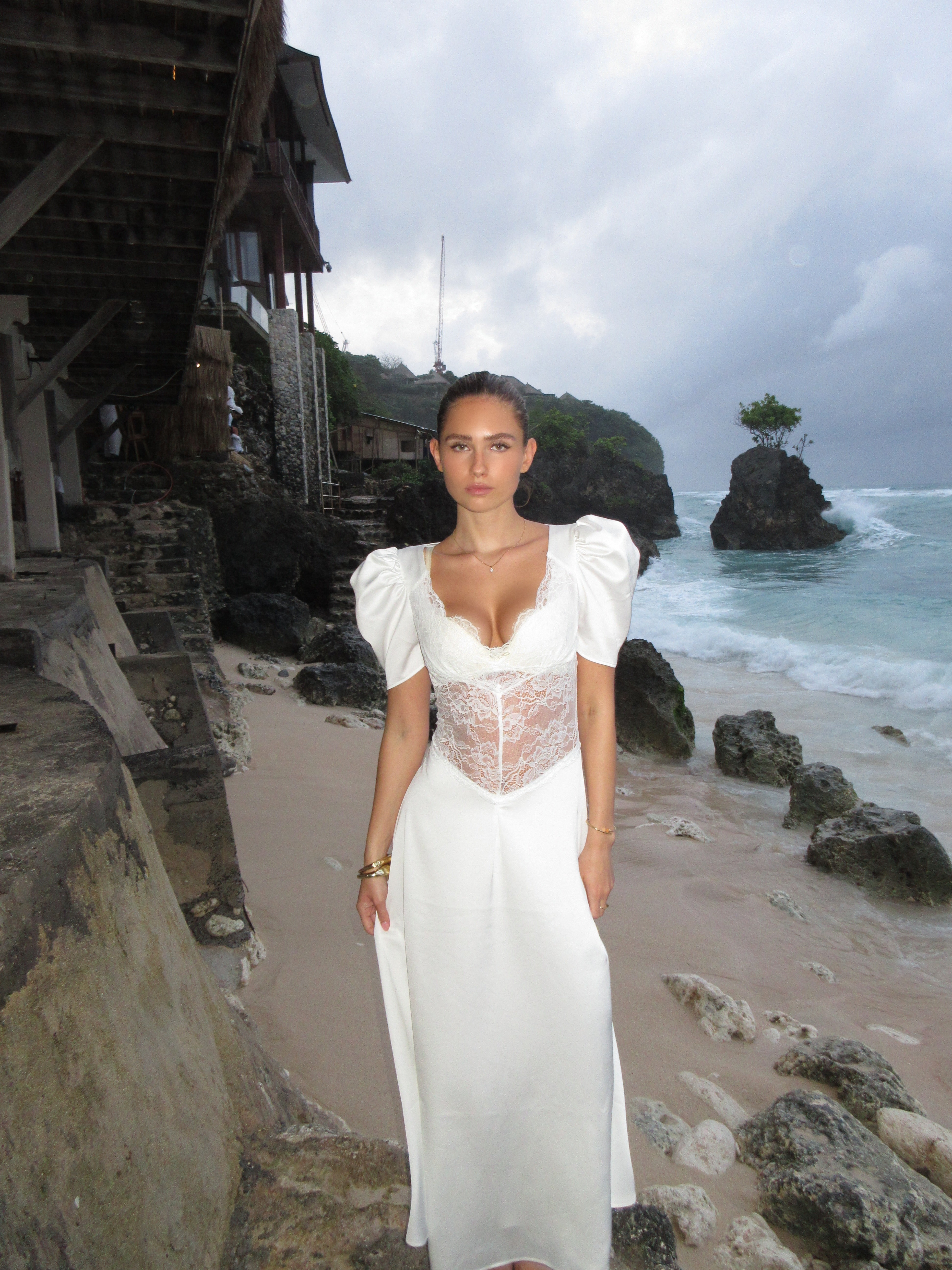 Francis Maxi Dress White - White